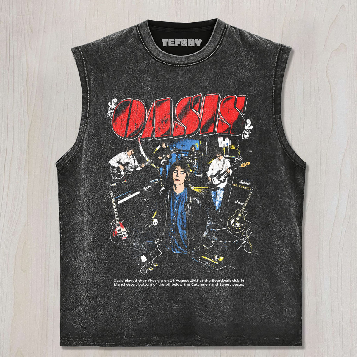 OASIS N UNISEX TEE, TANK TOP, LAYERED LS, SWEATSHIRT & HOODIE