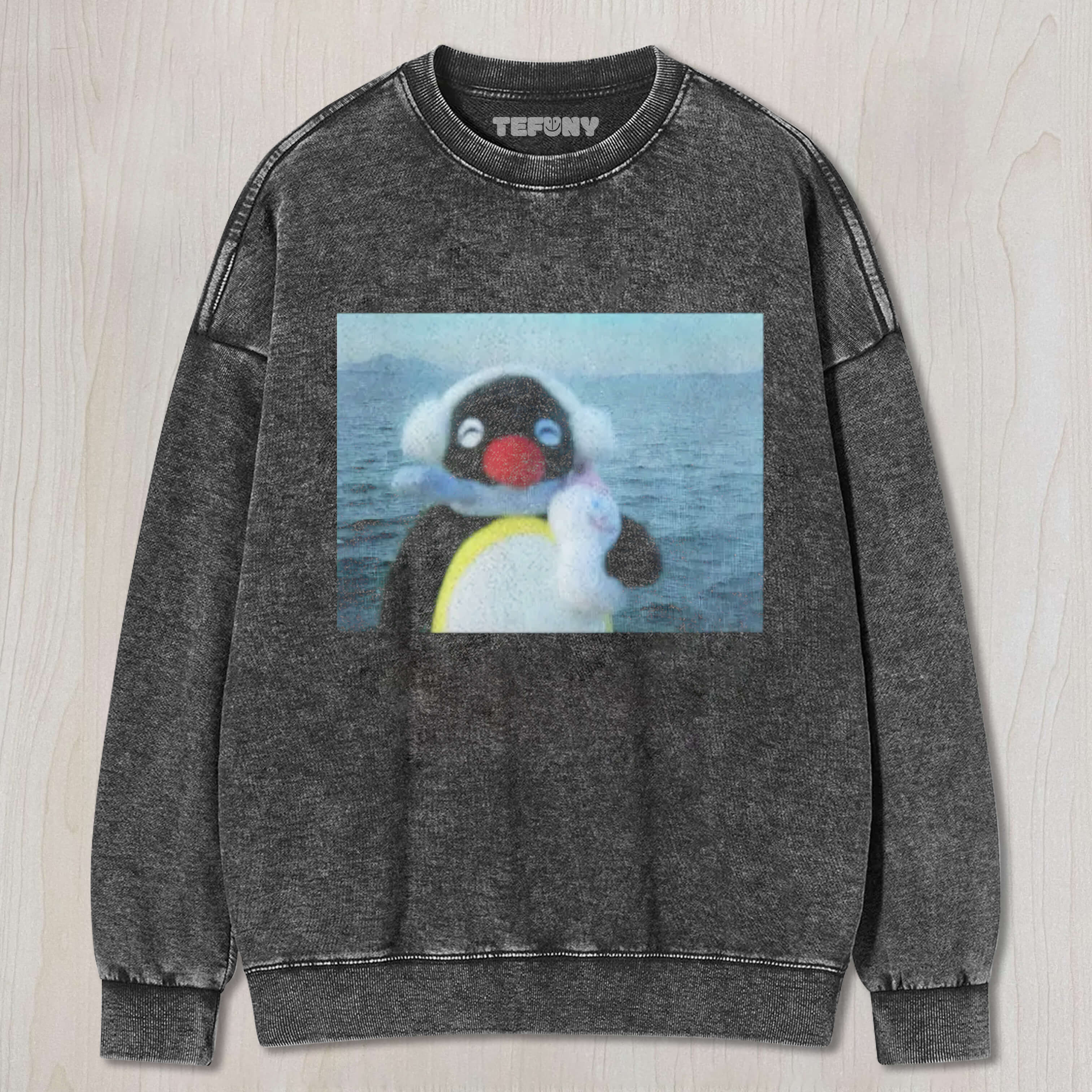 OCEAN PINGU VINTAGE WASHED TEE & SWEAT & HOOD
