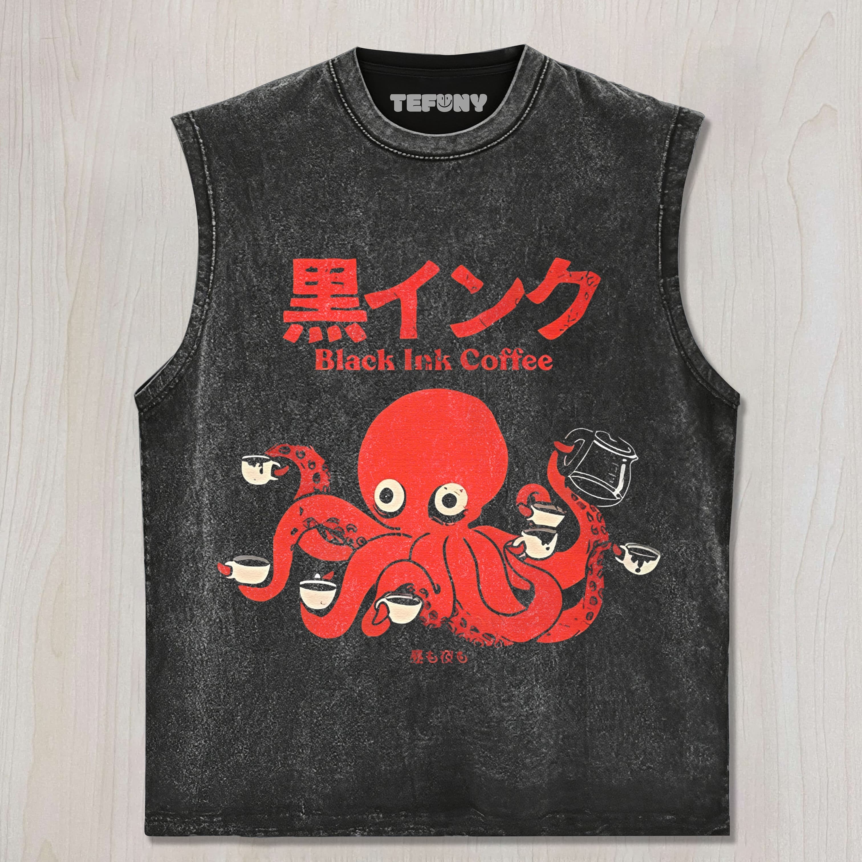 OCTOPUS COFFEE TANK TOP
