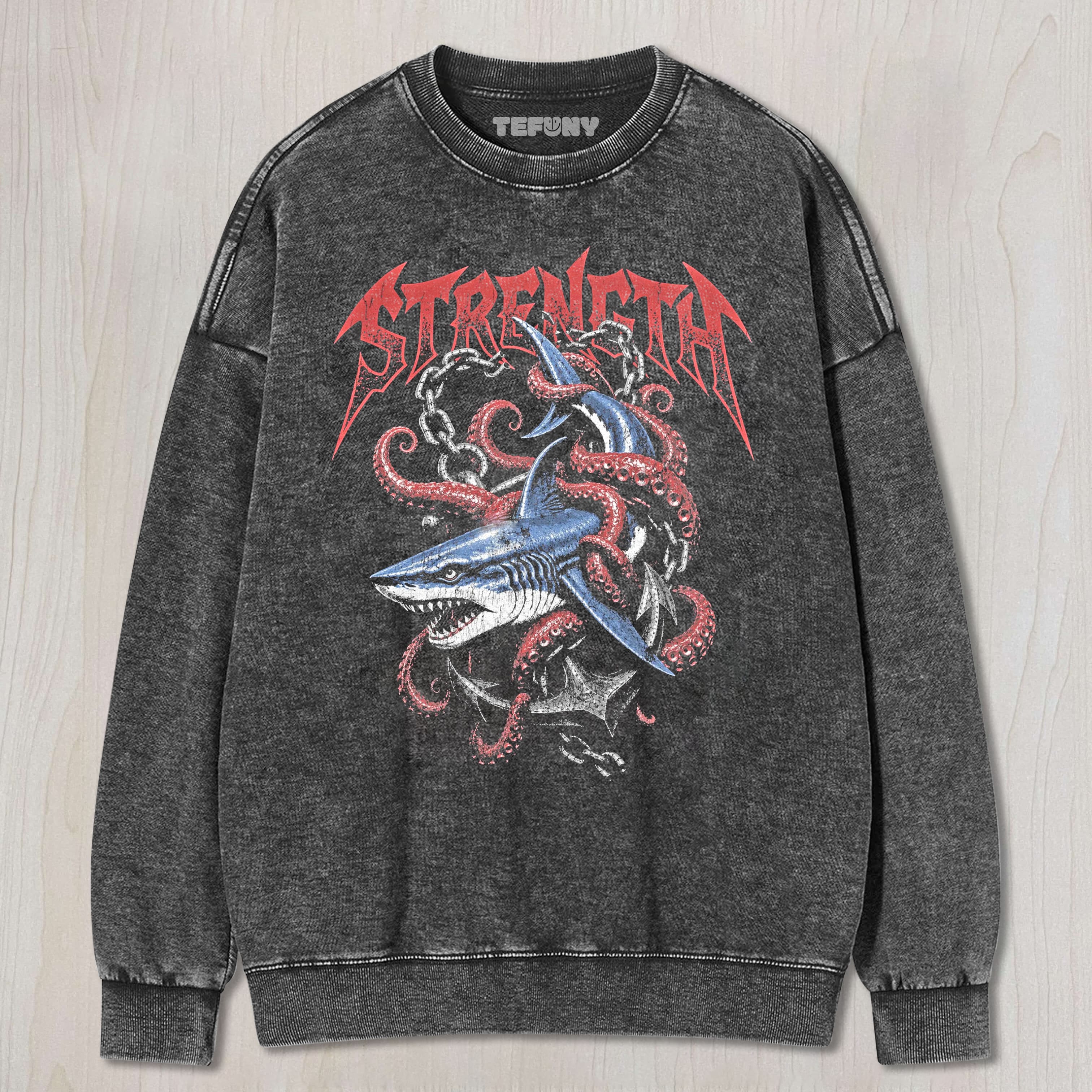 OCTOPUS VS SHARK UNISEX TEE, TANK TOP, LAYERED LS, SWEATSHIRT & HOODIE