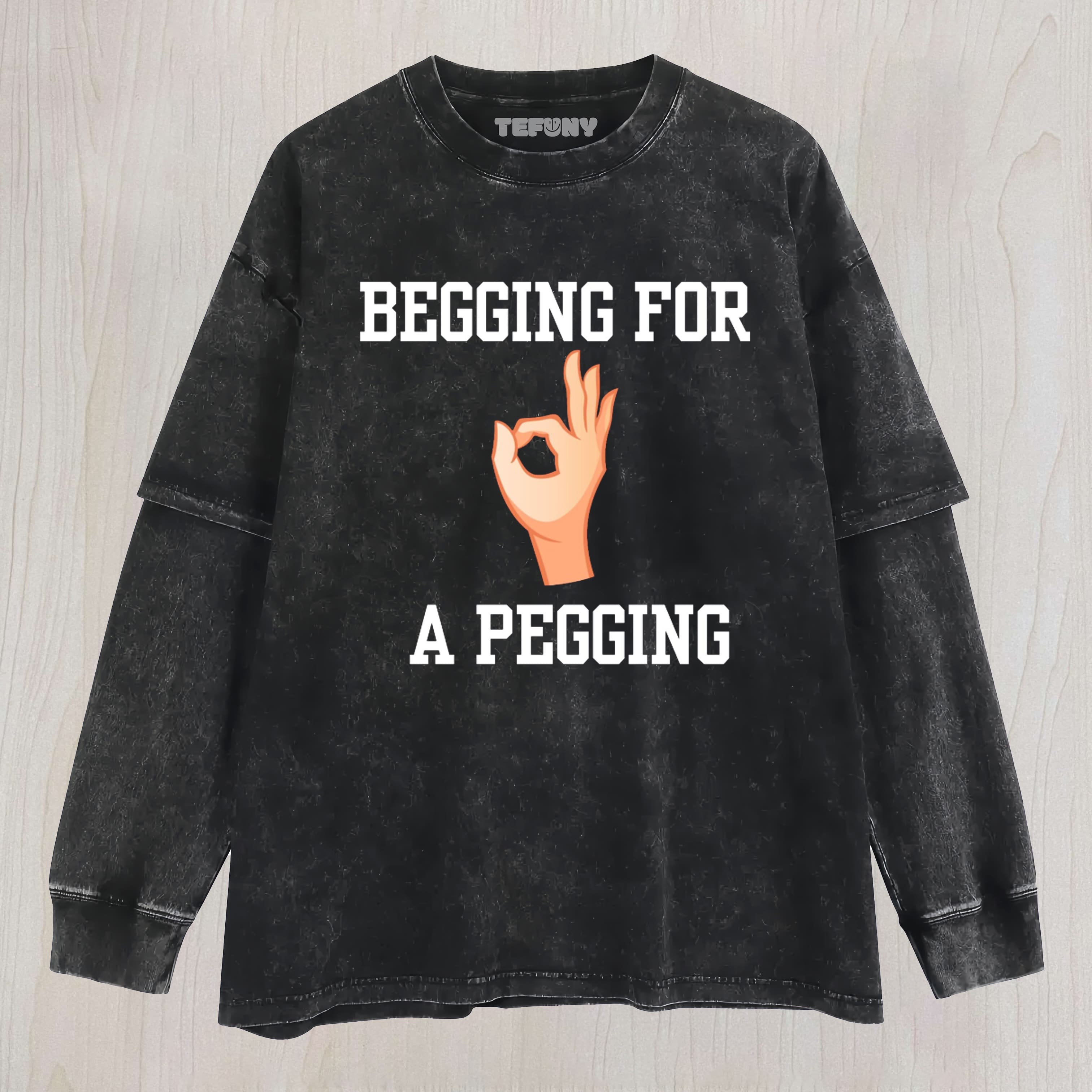 OFFENSIVE MEME LAYERED LONG SLEEVE