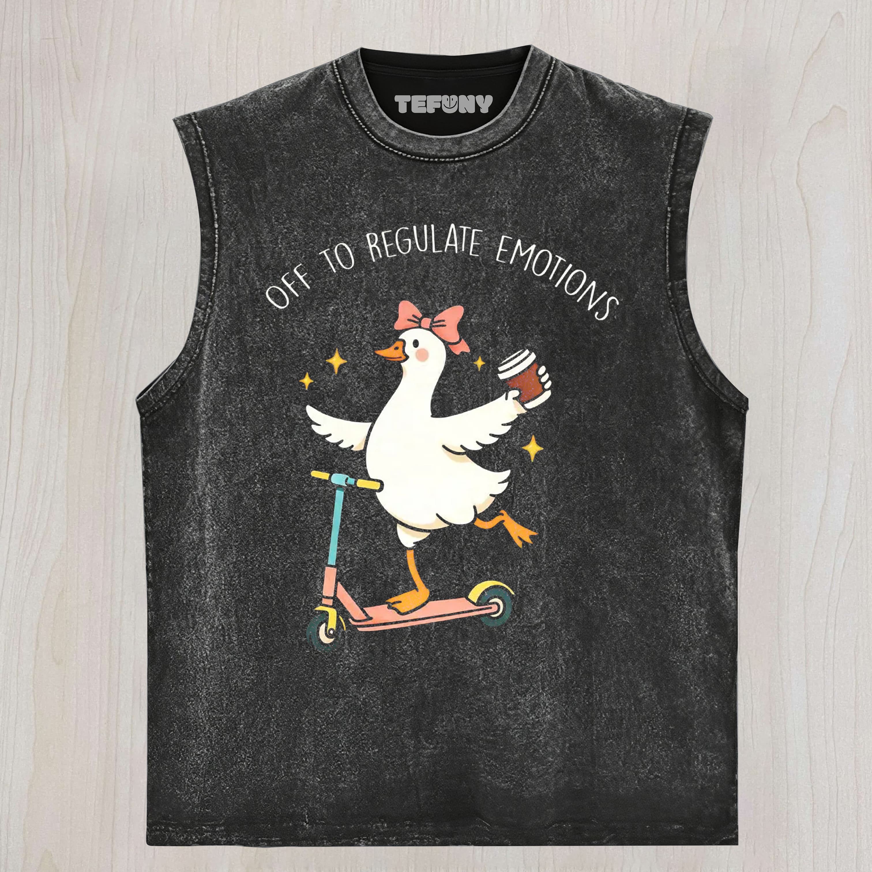 OFF TO REGULATE EMOTIONS UNISEX TEE, TANK TOP, LAYERED LS, SWEATSHIRT & HOODIE