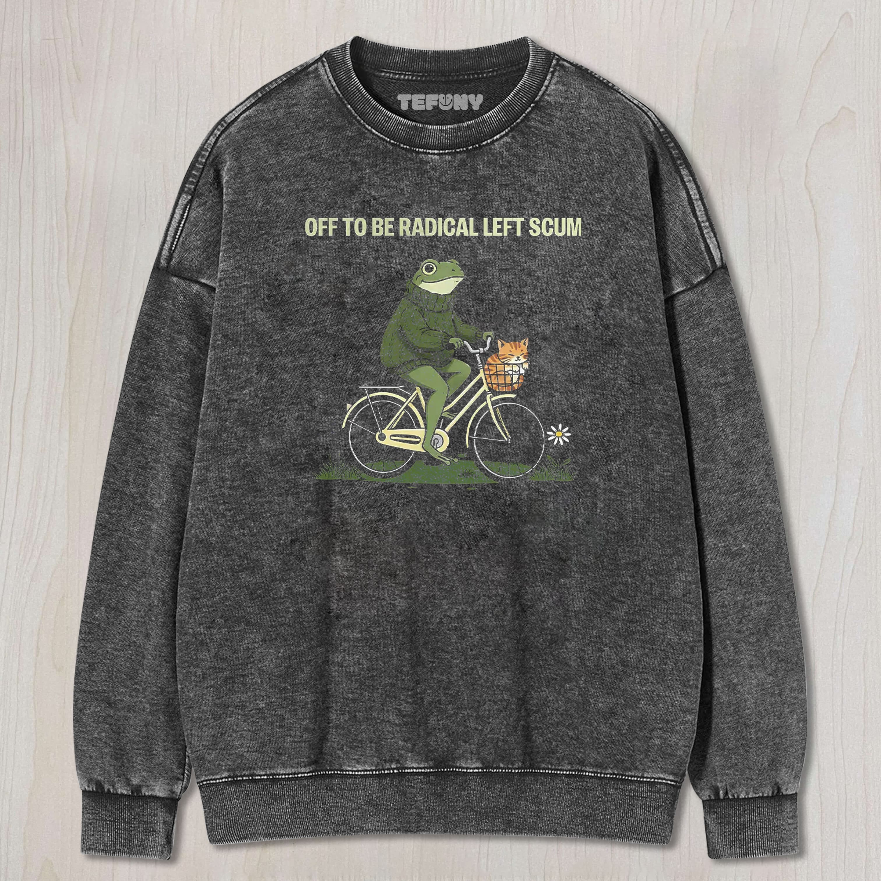 OFF TO BE RADICAL LEFT SCUM TEE & SWEAT & HOOD