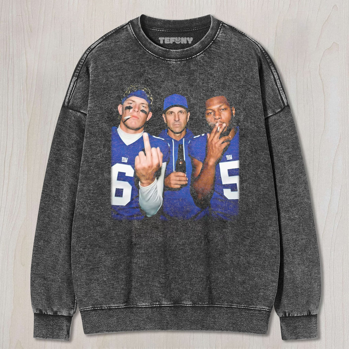 OHN HARBAUGH & JD6 & KT5 GIANTS FOOTBALL TEE UNISEX TEE, TANK TOP, LAYERED LS, SWEATSHIRT & HOODIE