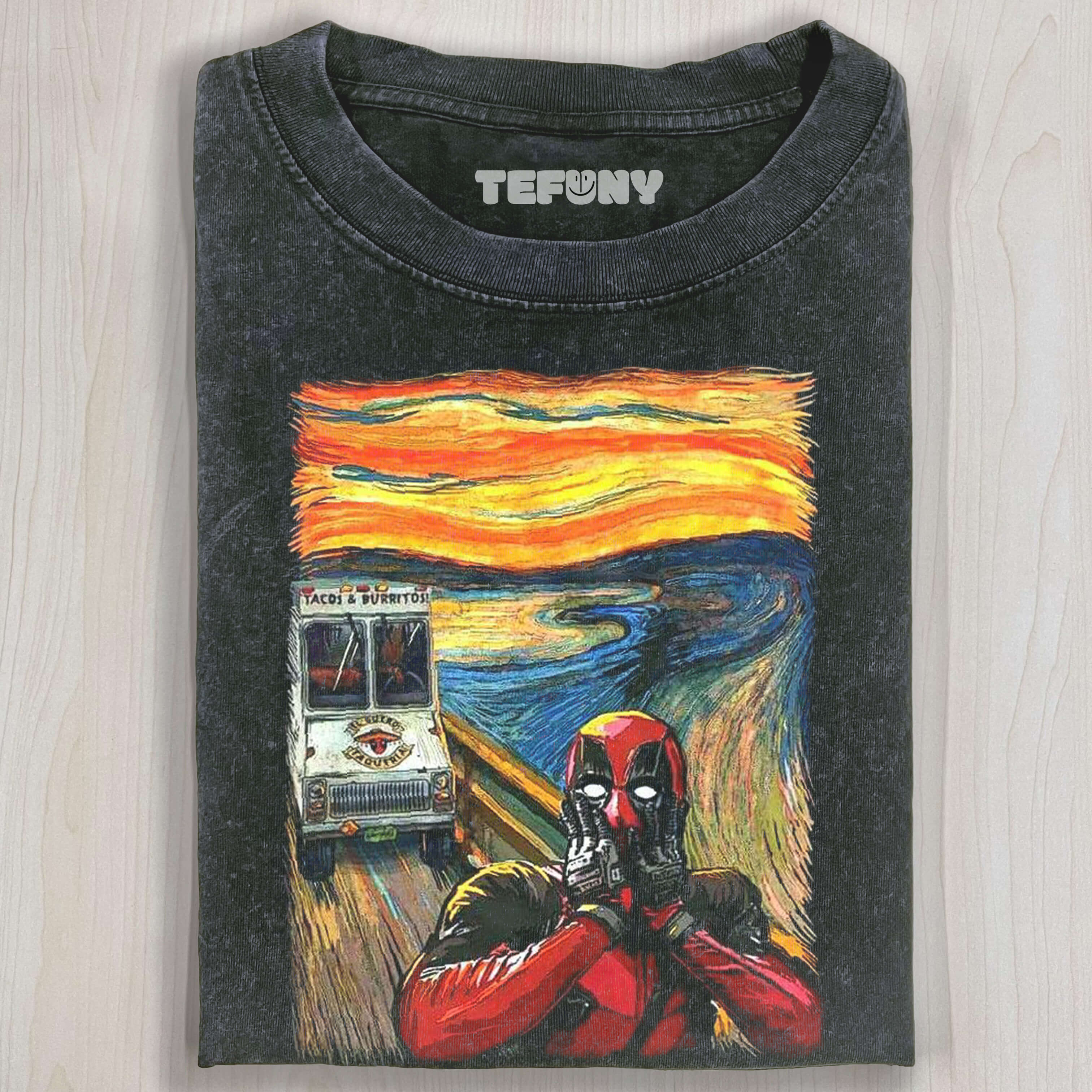 OIL PAINTING DEADPOOL TEE