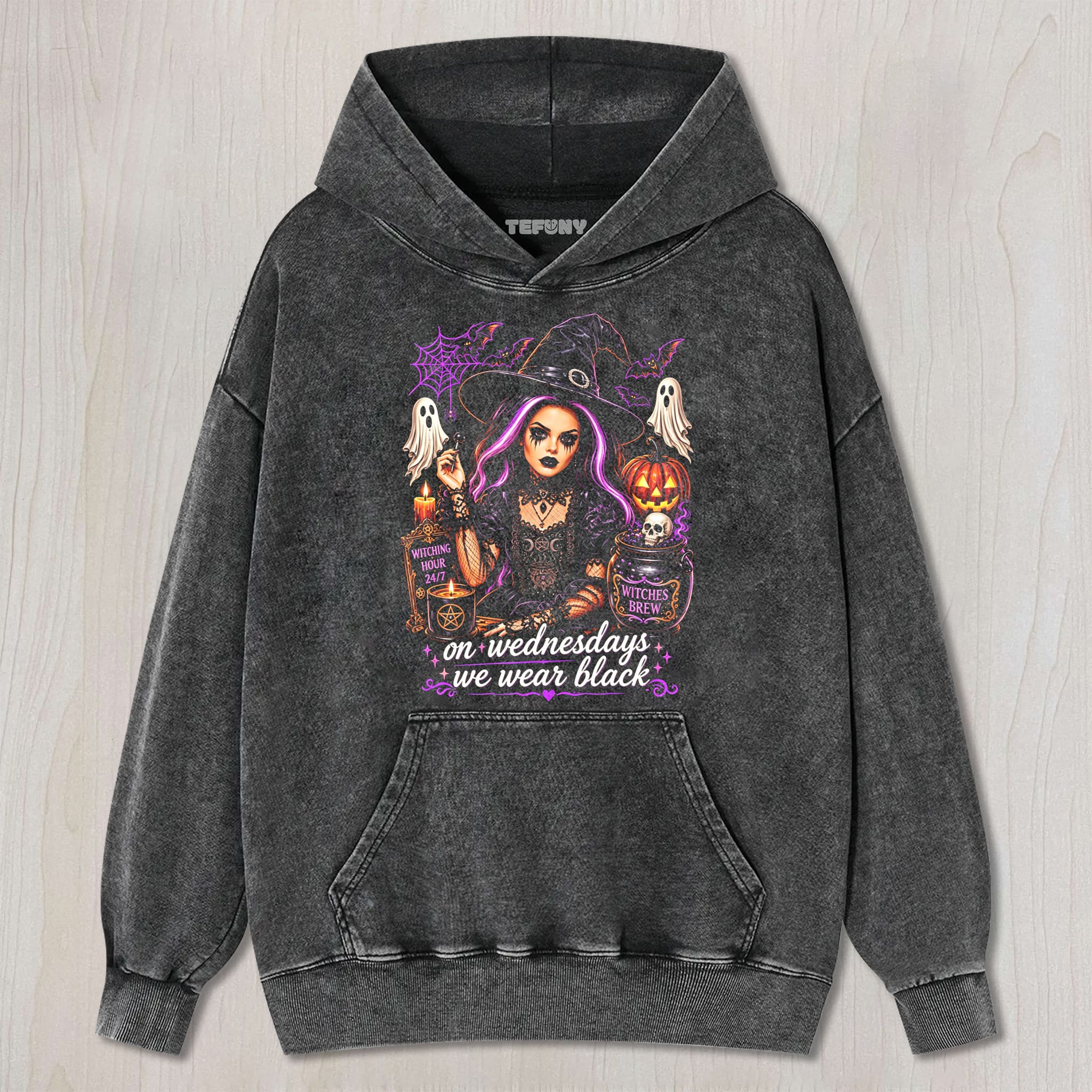 ON WEDNESDAYS WE WEAR BLACK UNISEX TEE, TANK TOP, LAYERED LS, SWEATSHIRT & HOODIE