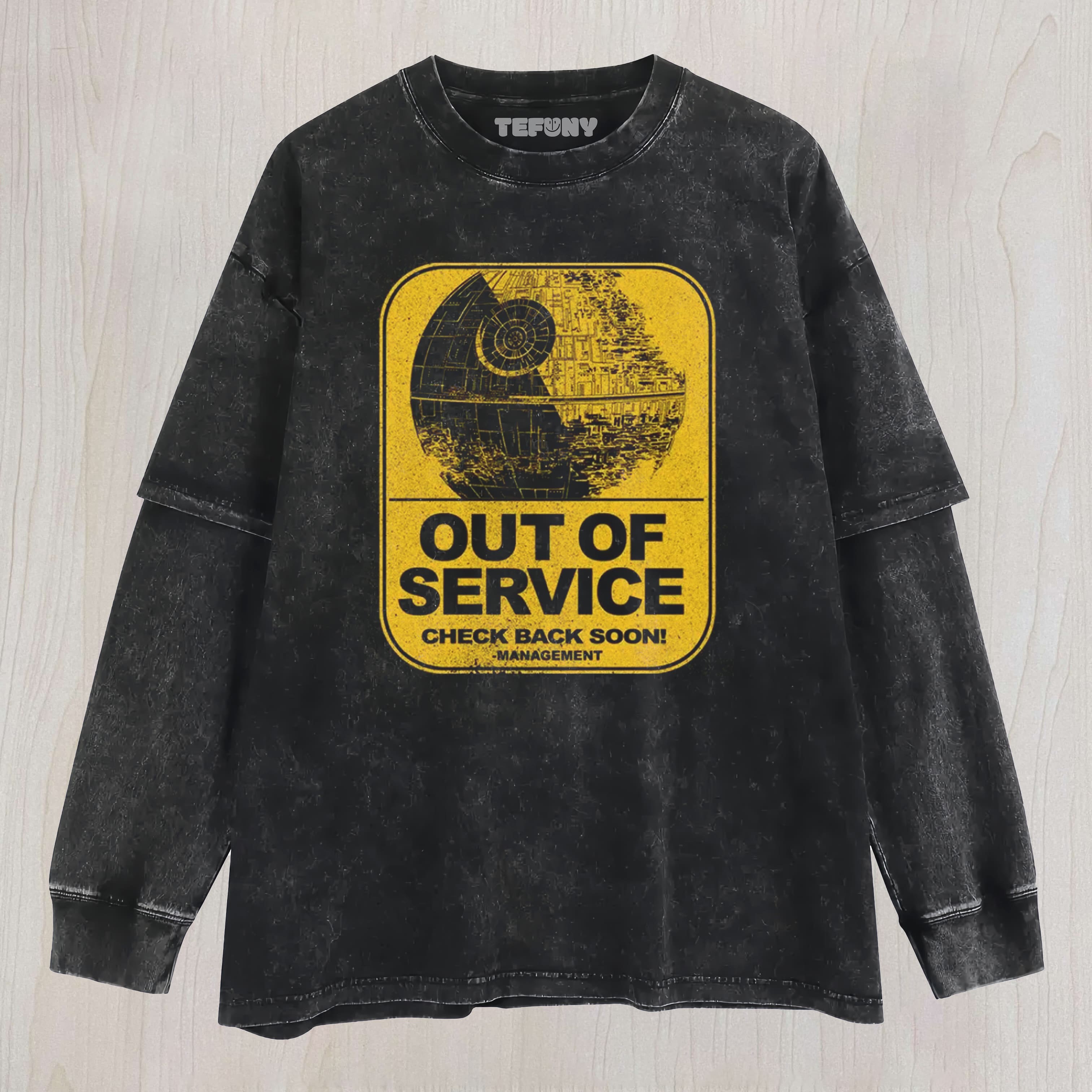 JESUS  LAYERED LONG SLEEVE