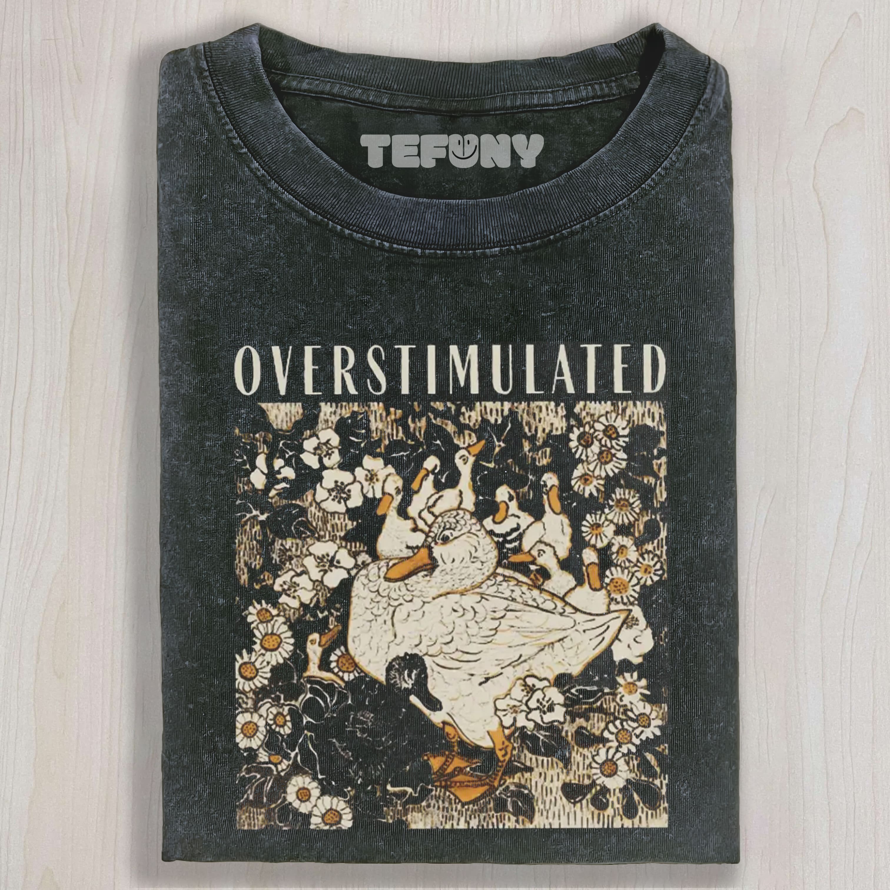 OVERSTIMULATED MAMA DUCK WASHED TEE & SWEAT & HOOD