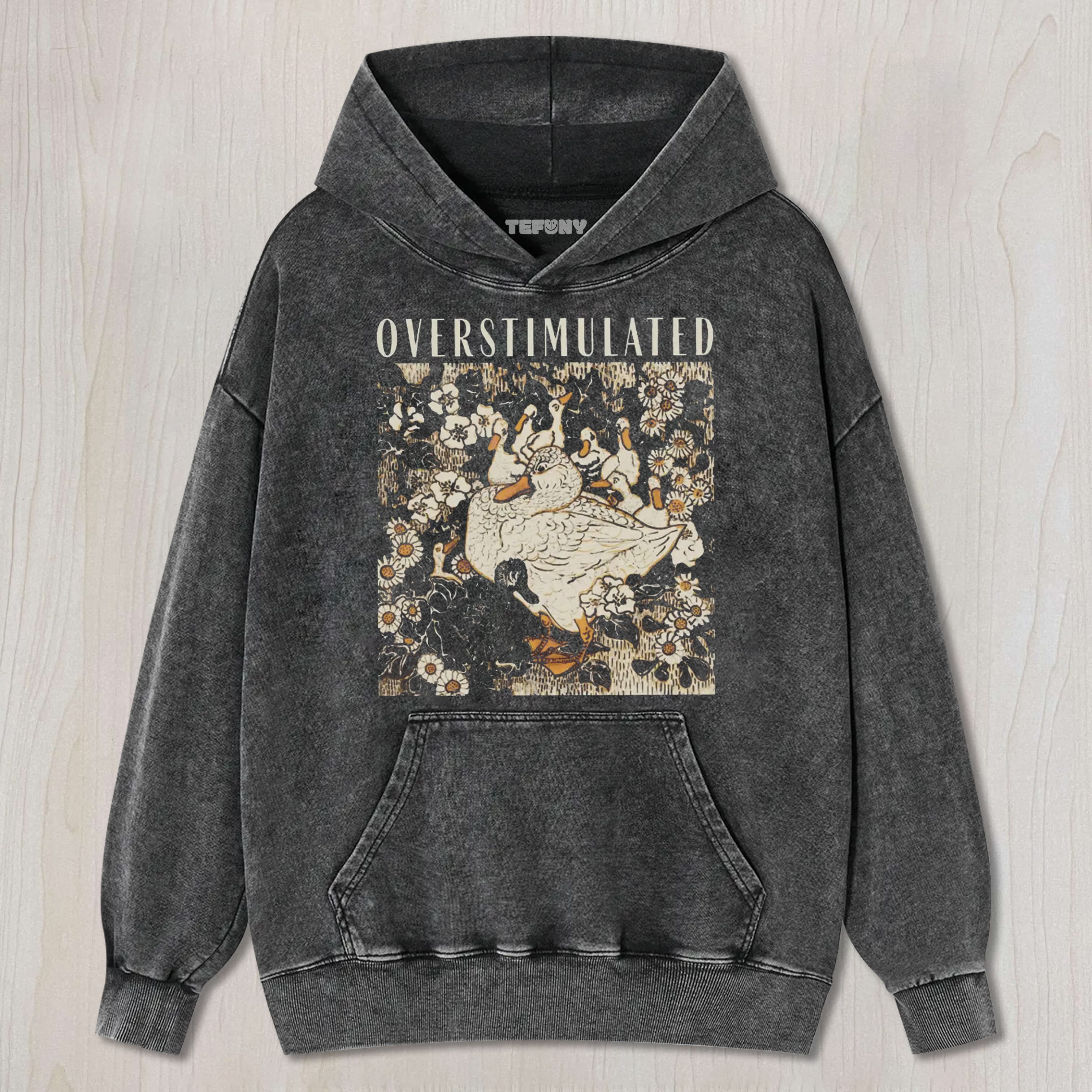 OVERSTIMULATED MAMA DUCK WASHED TEE & SWEAT & HOOD