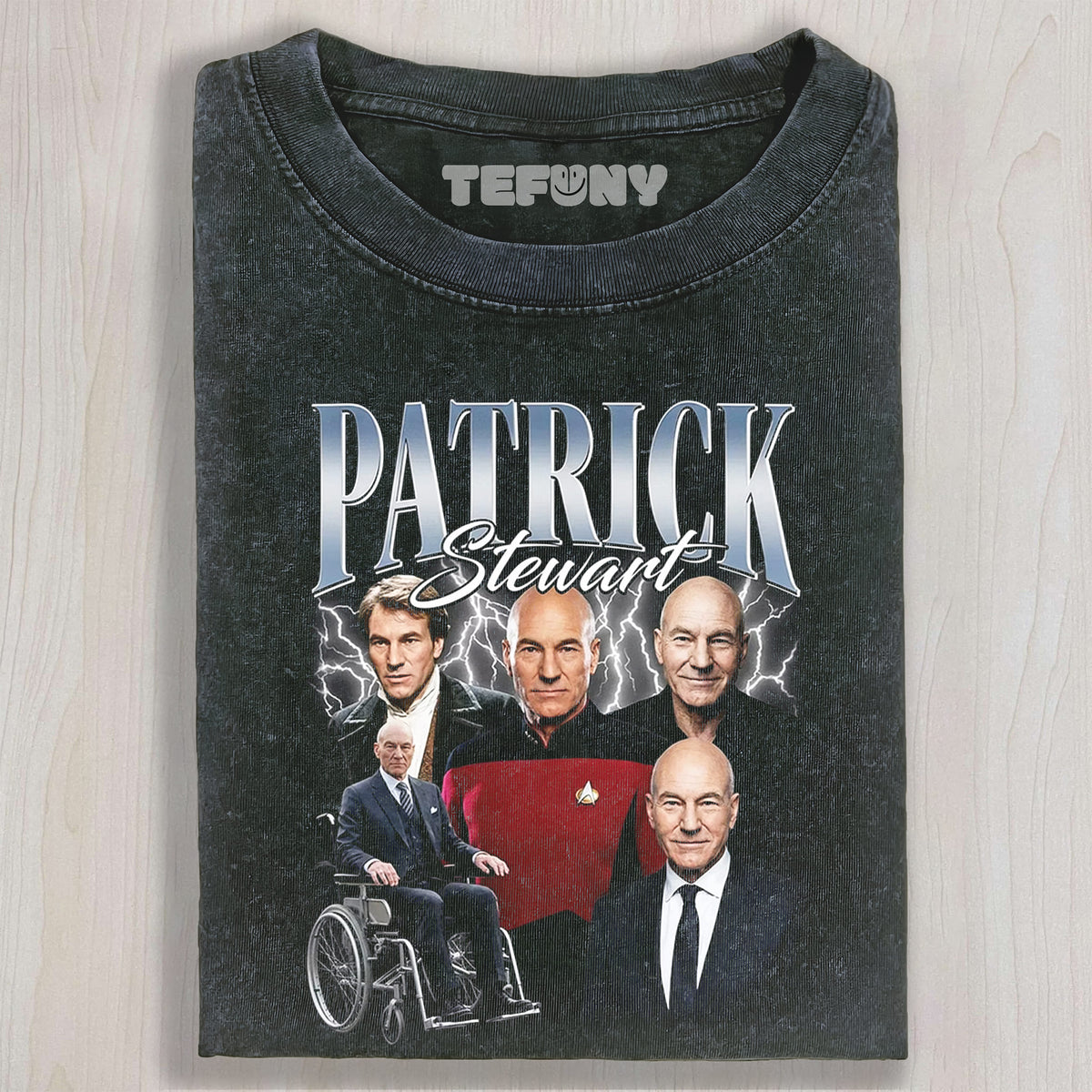 PATRICK STEWART V1 UNISEX TEE, TANK TOP, LAYERED LS, SWEATSHIRT & HOODIE