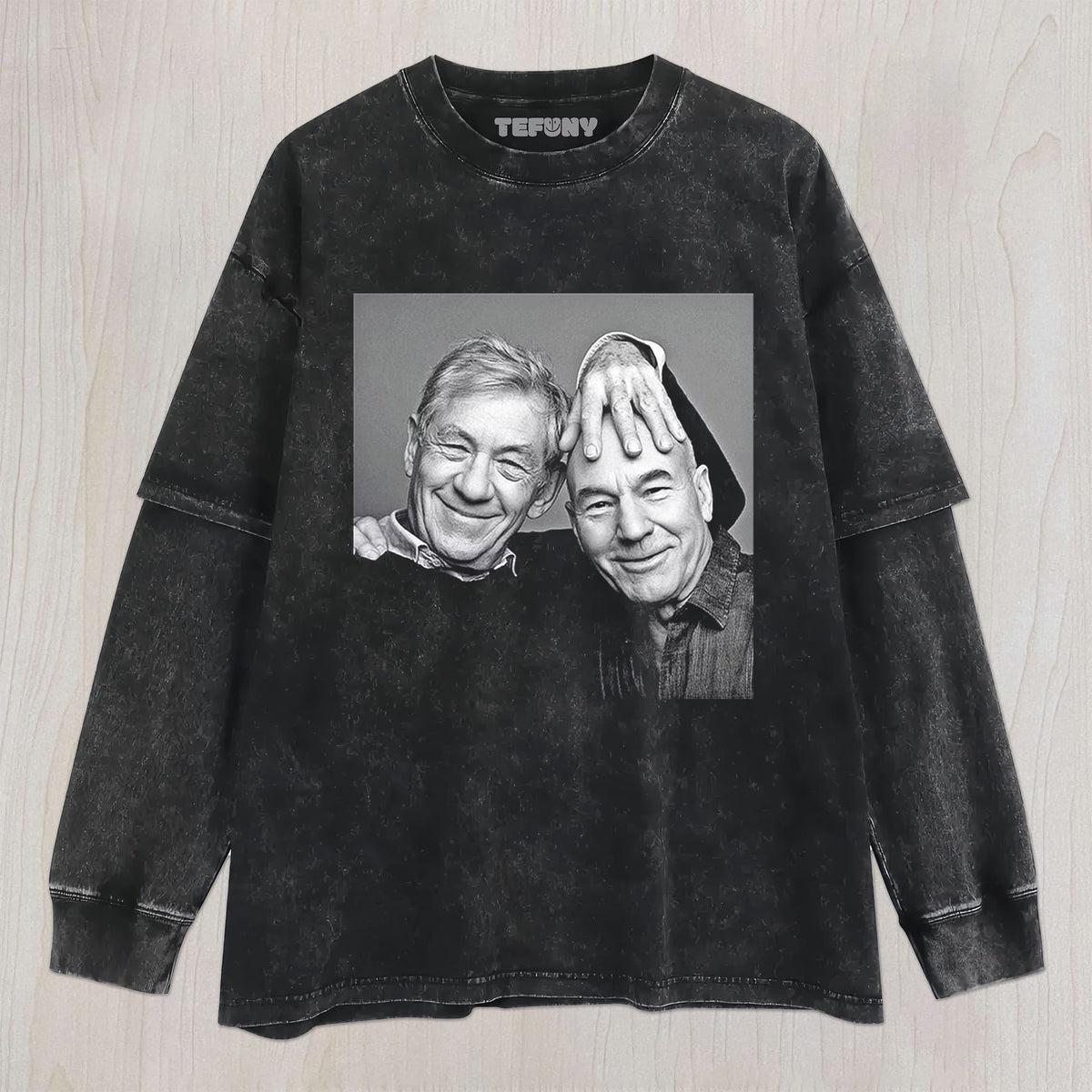 PATRICK STEWART & IAN MCKELLEN V1 UNISEX TEE, TANK TOP, LAYERED LS, SWEATSHIRT & HOODIE