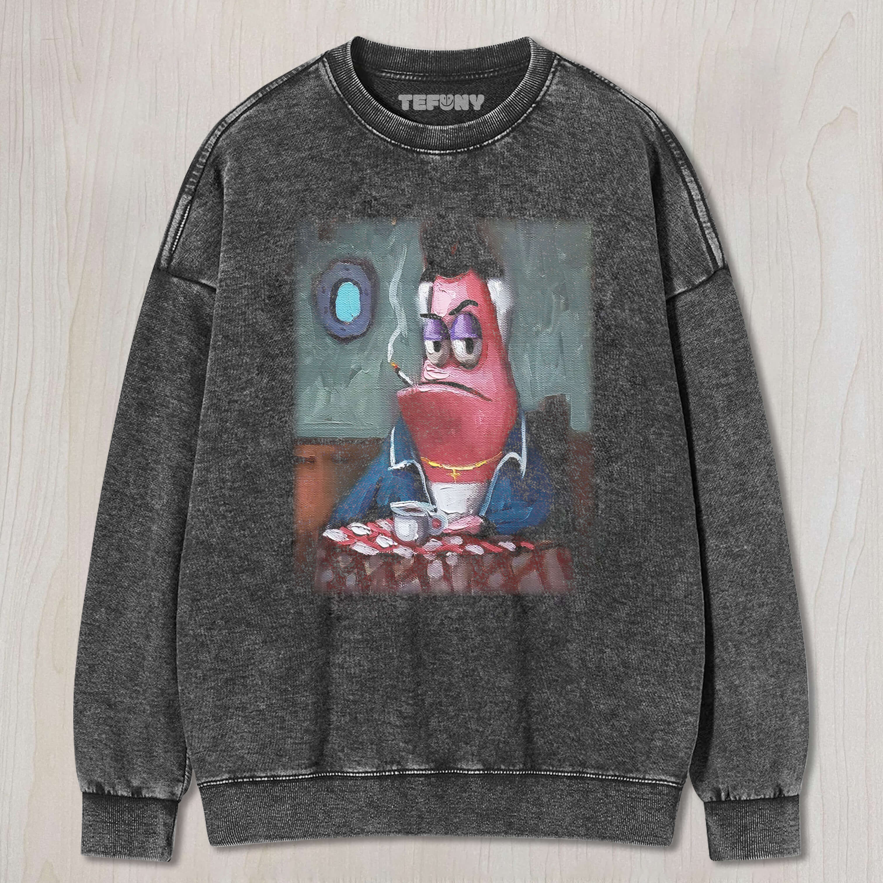 PATRICK STAR SMOKING TEE & SWEAT & HOOD