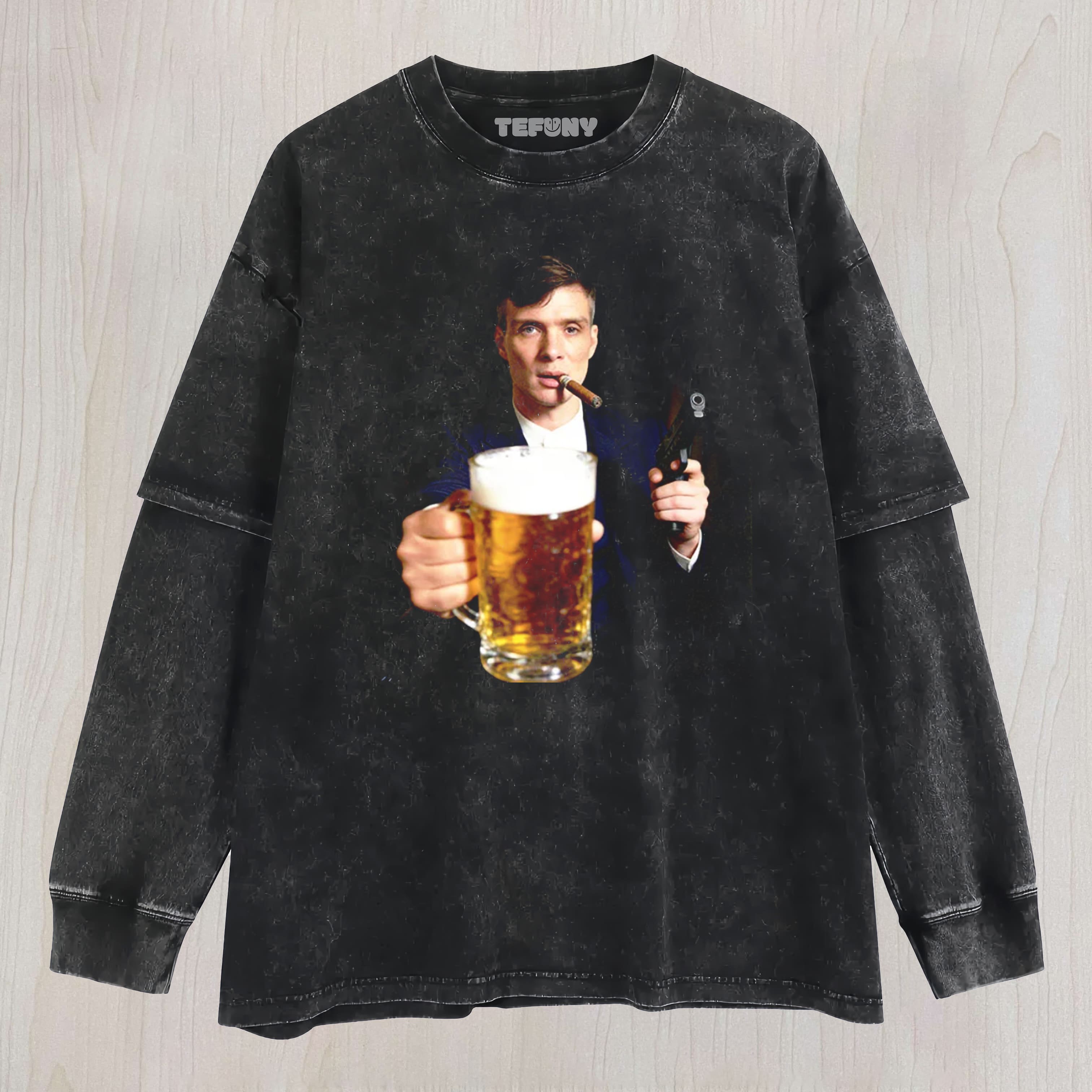 PEAKY BLINDERS SHELBY'S PROVOCATION LAYERED LONG SLEEVE