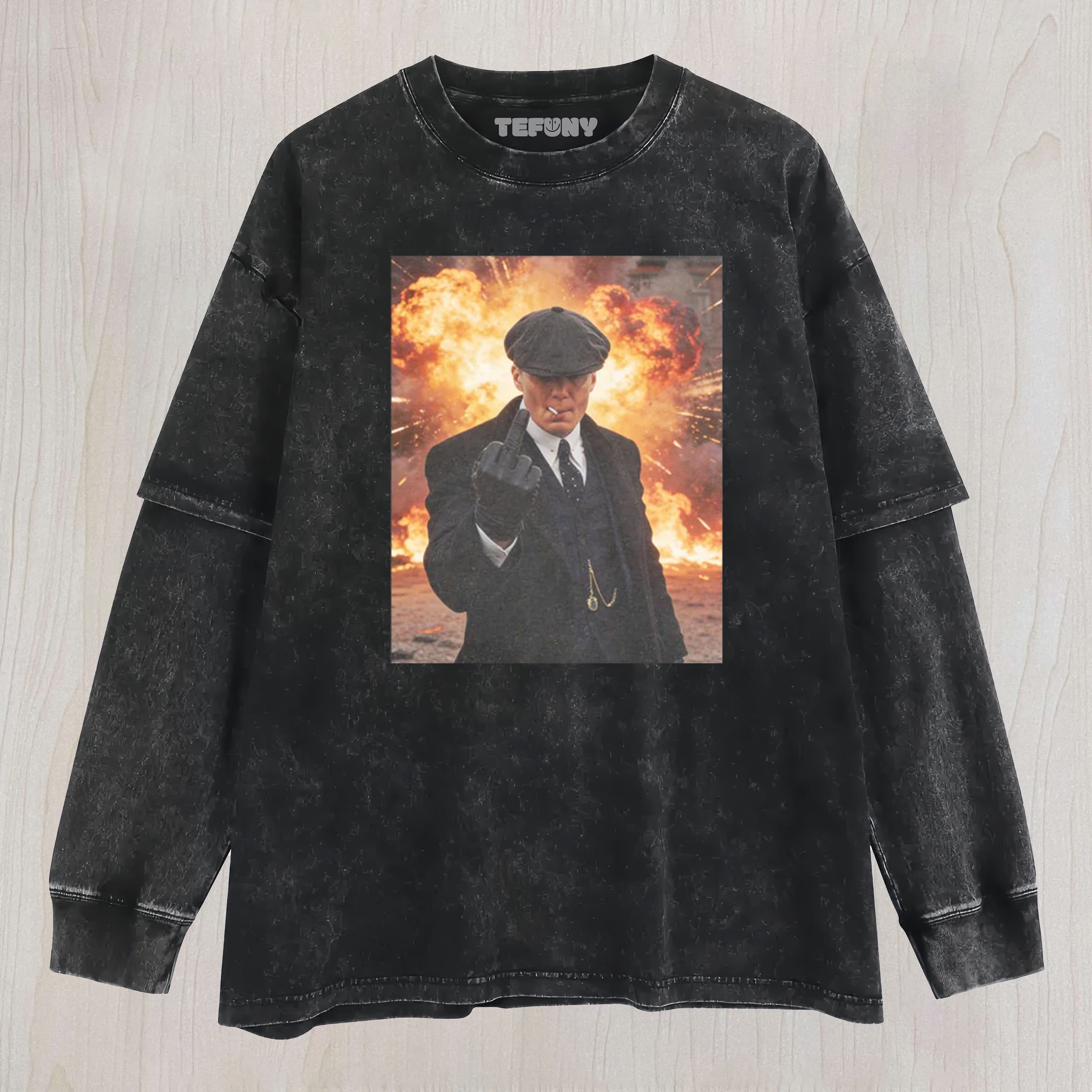 PEAKY BLINDERS SHELBY'S PROVOCATION  LAYERED LONG SLEEVE