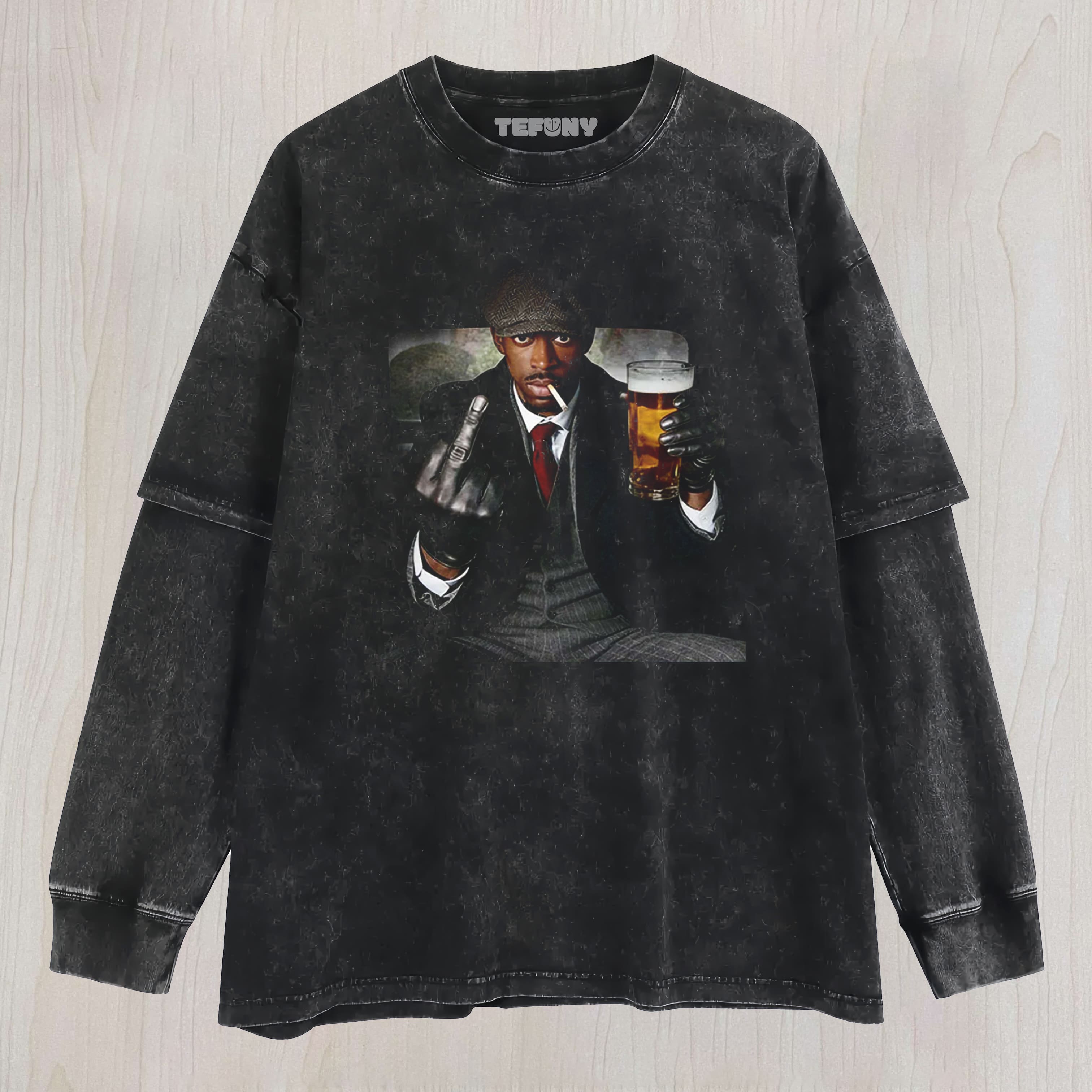PEAKY BLINDERS THE IMMORTAL MAN SHELBY-STYLE PROVOCATION LAYERED LONG SLEEVE