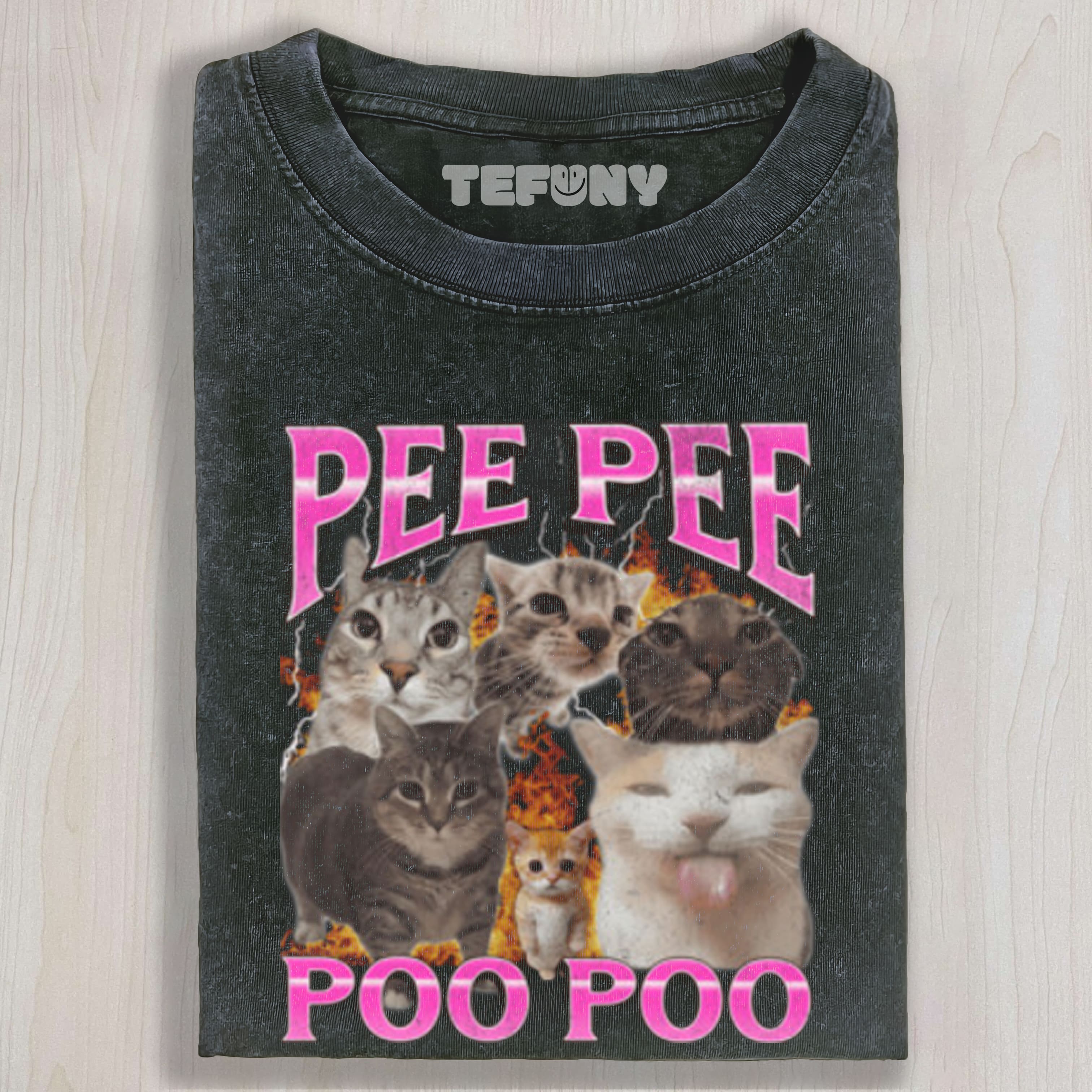 PEE PEE POO POO CAT BOOTLEG TEE & SWEAT & HOOD