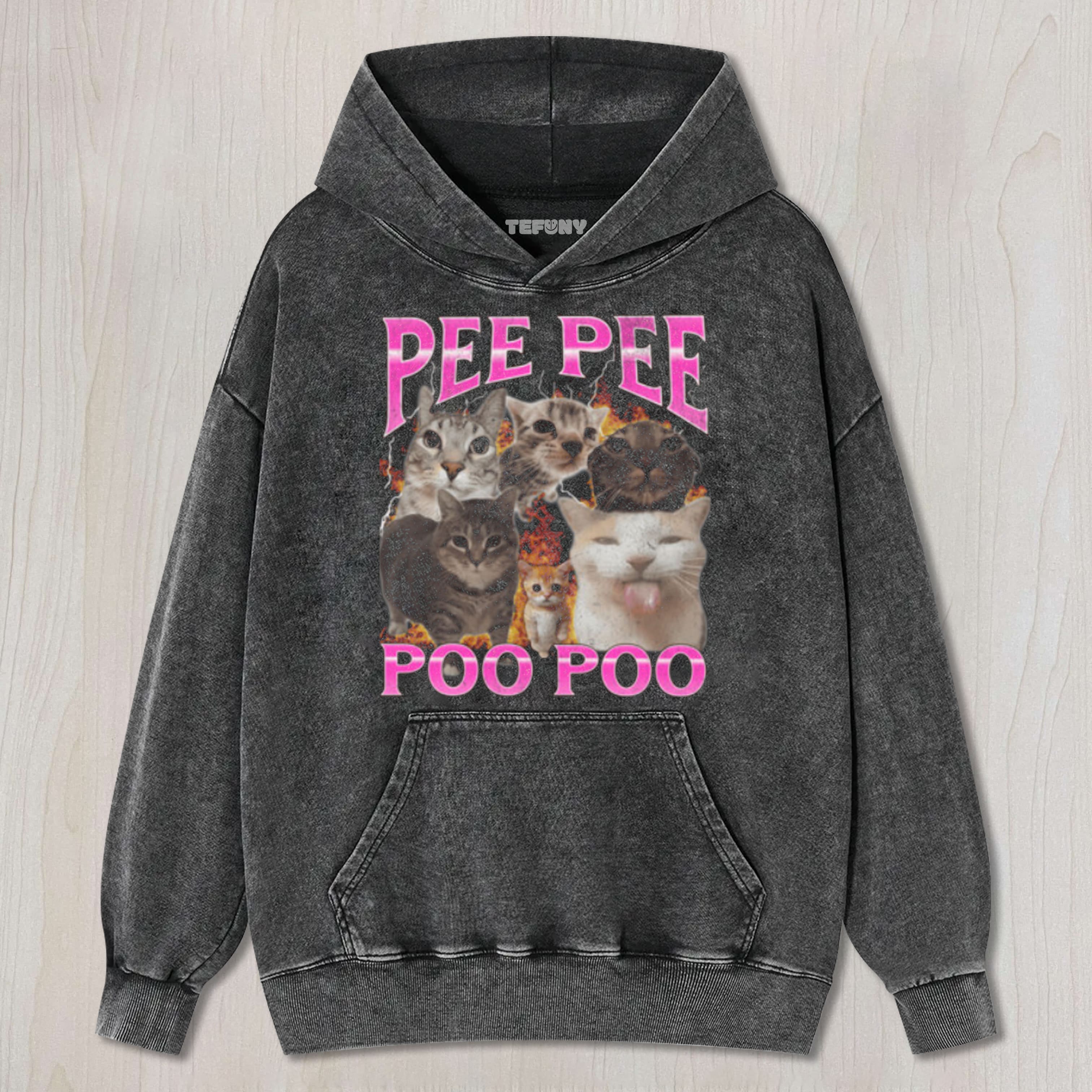 PEE PEE POO POO CAT BOOTLEG TEE & SWEAT & HOOD