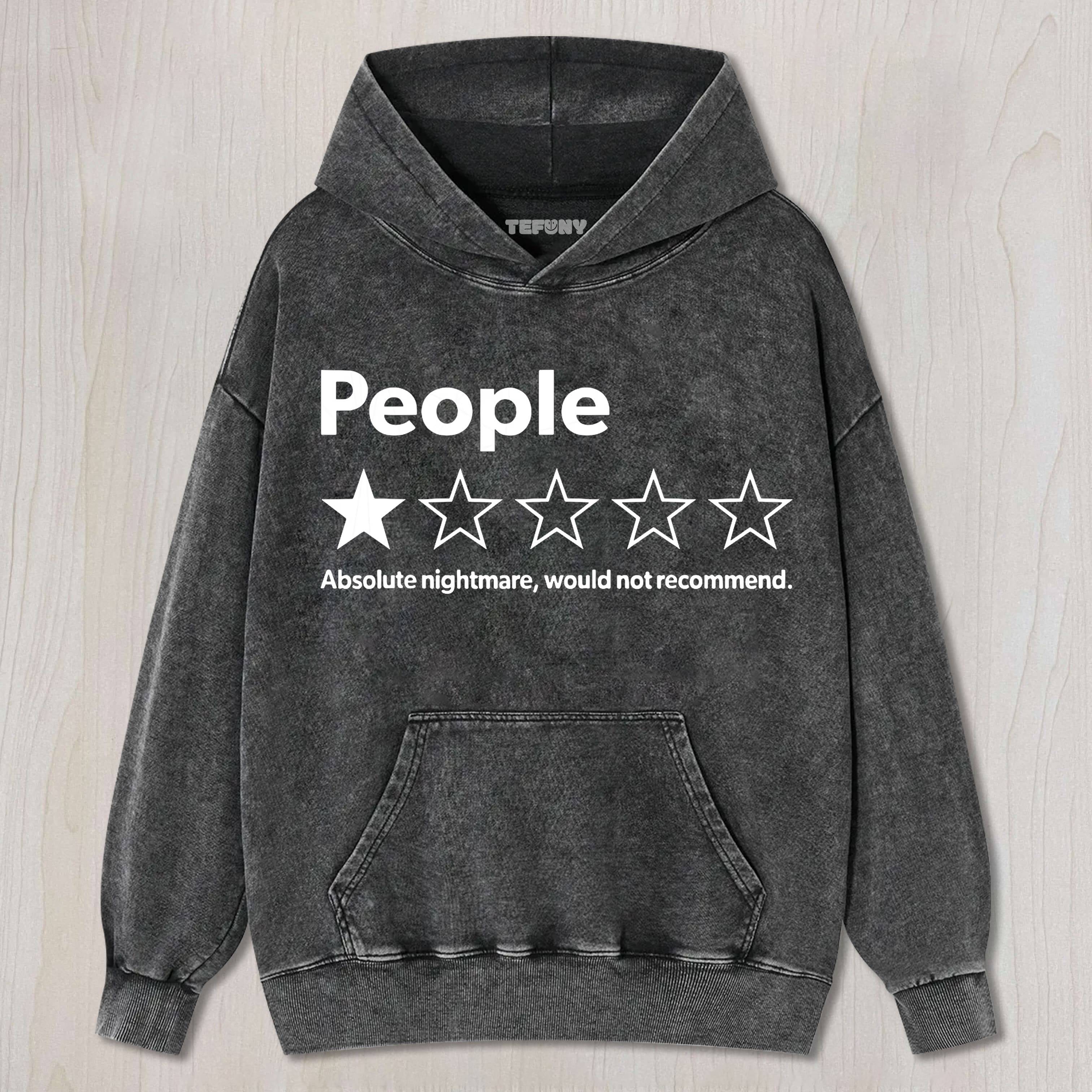 PEOPLE - ONE-STAR REVIEW UNISEX TEE, TANK TOP, LAYERED LS, SWEATSHIRT & HOODIE