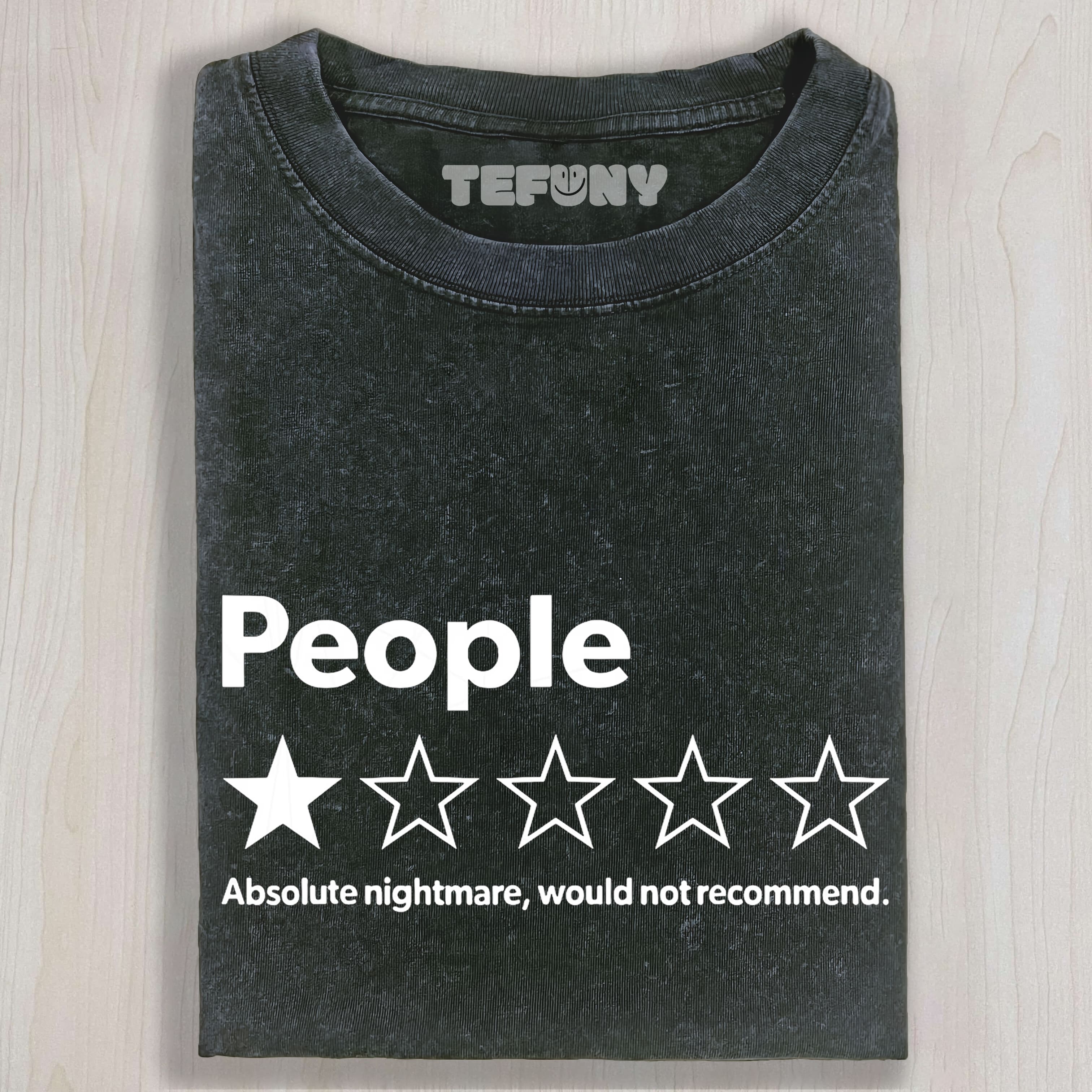 PEOPLE - ONE-STAR REVIEW UNISEX TEE, TANK TOP, LAYERED LS, SWEATSHIRT & HOODIE