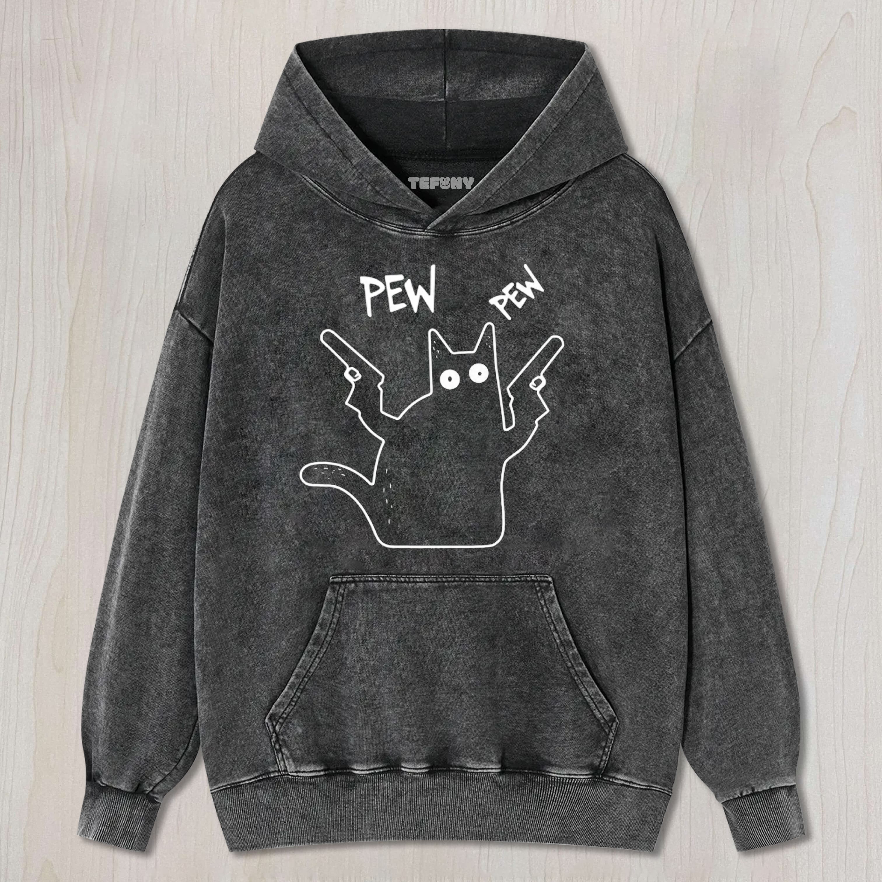 PEW PEW CAT MEME TEE & SWEAT & HOOD