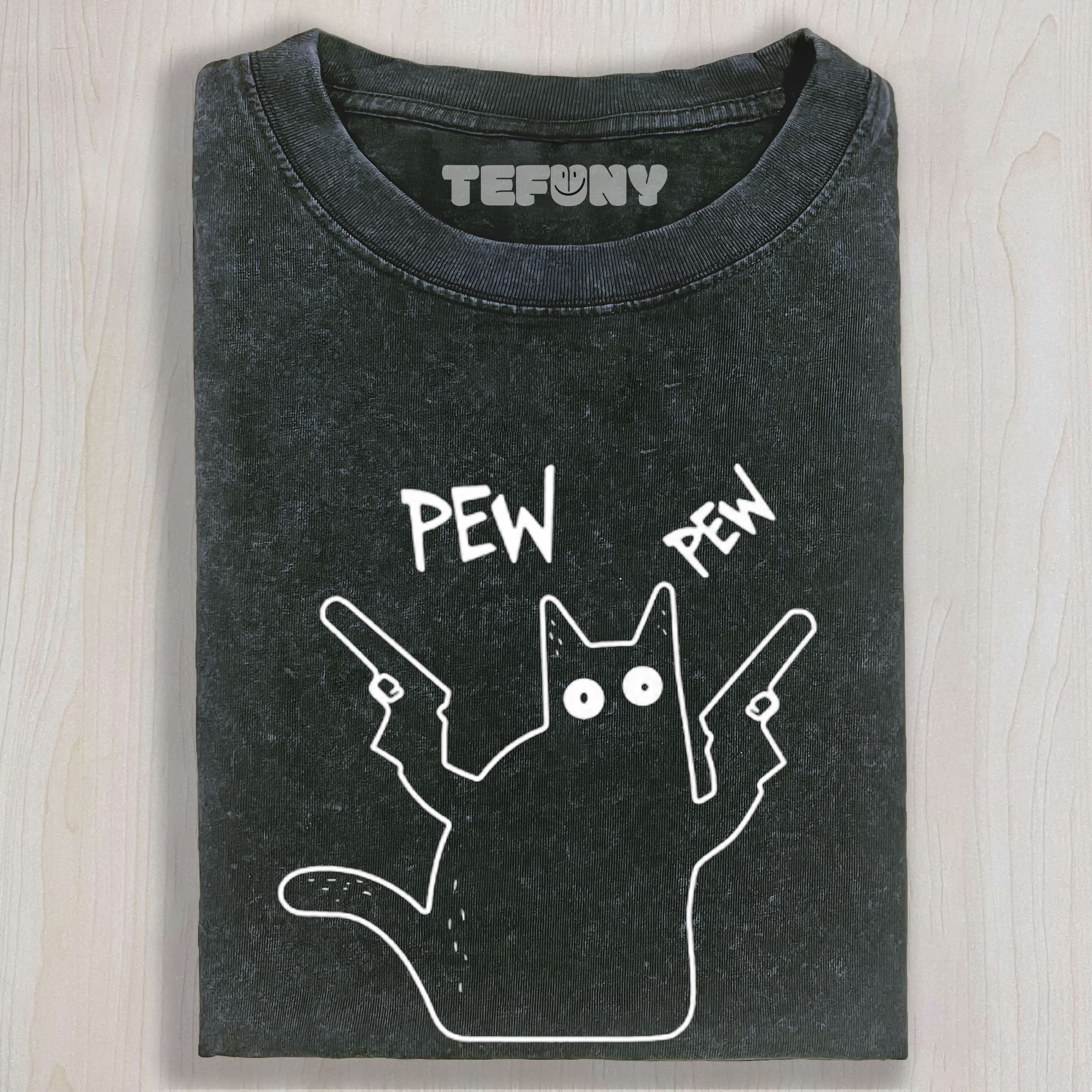 PEW PEW CAT MEME TEE & SWEAT & HOOD