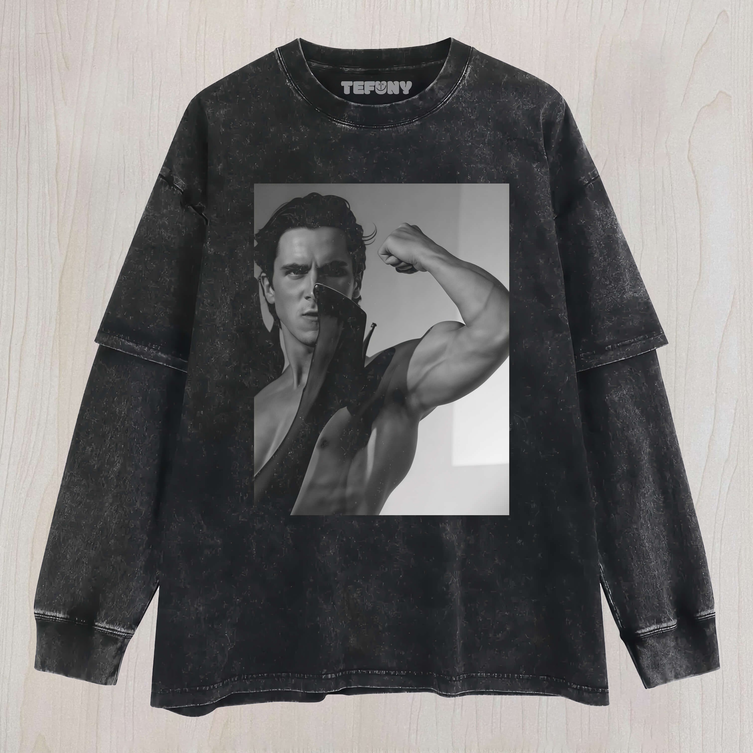 AMERICAN PSYCHO LAYERED LONG SLEEVE