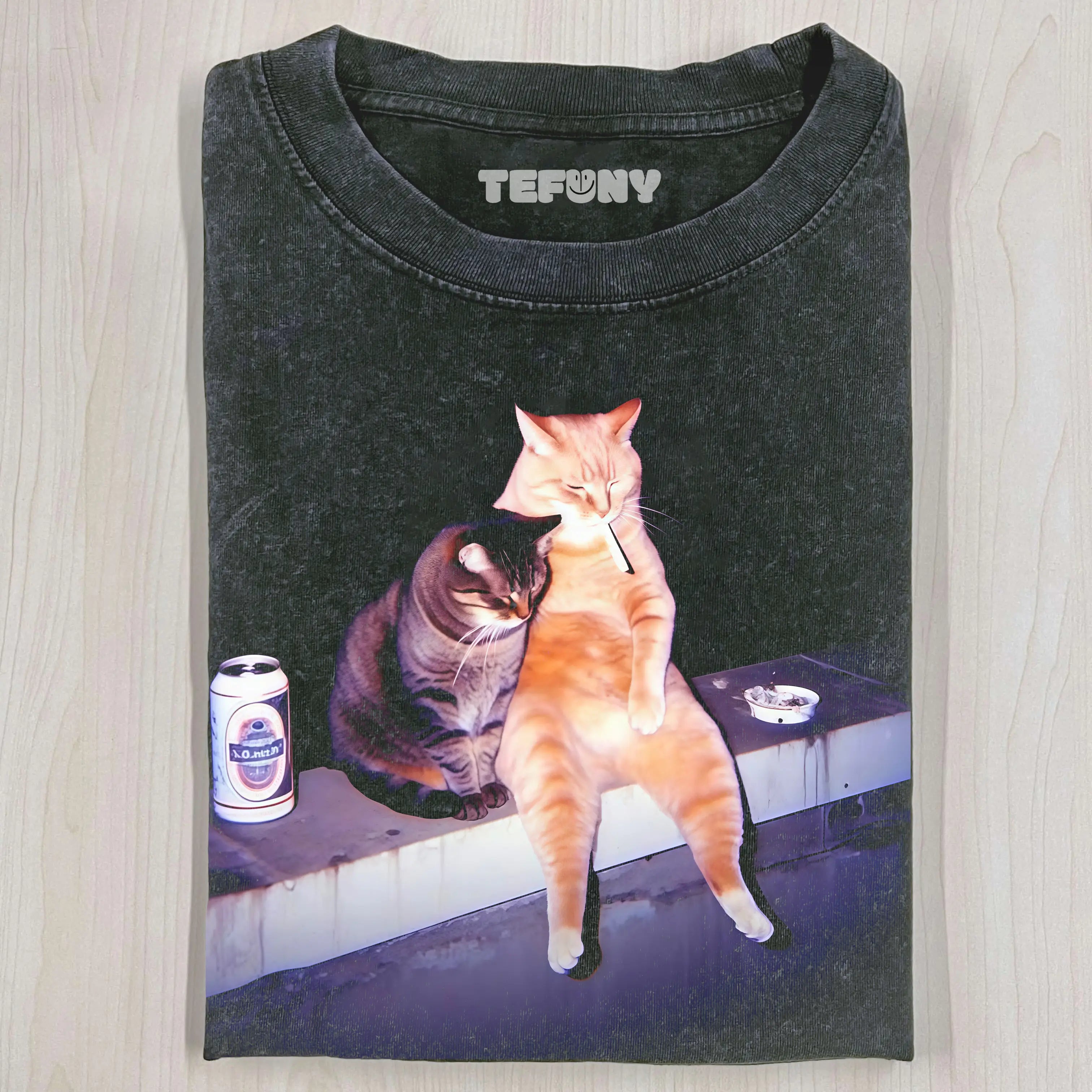 SMOKING CAT T-SHIRT 1.0