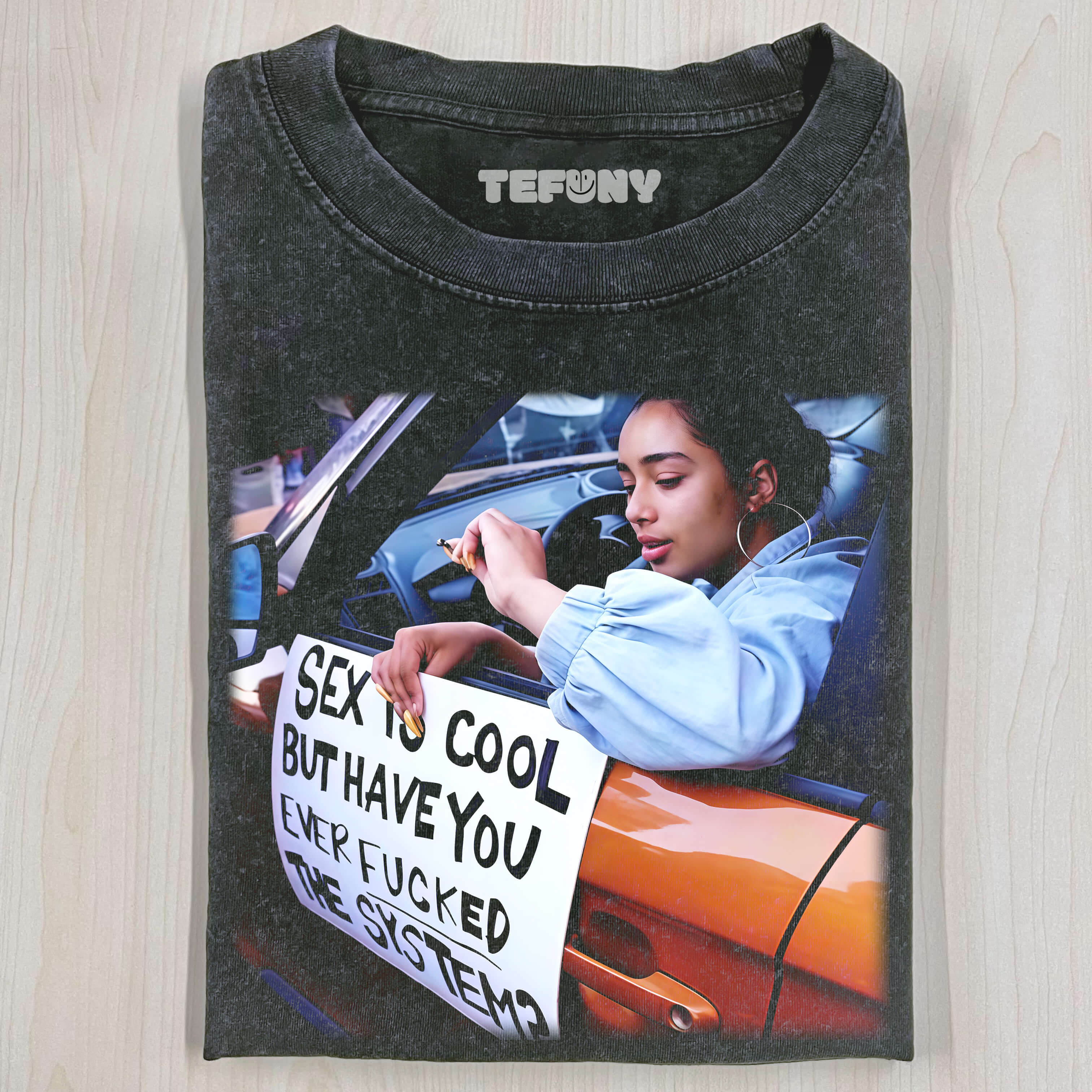 WOMAN IN THE CAR TEE