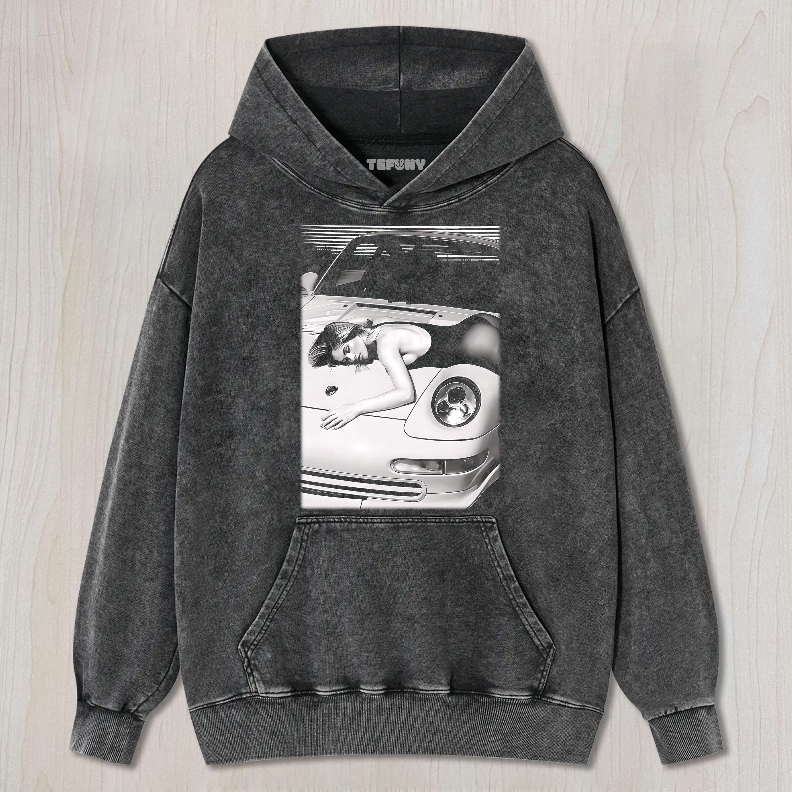 RETRO 911 CARS & GIRL T-SHIRT