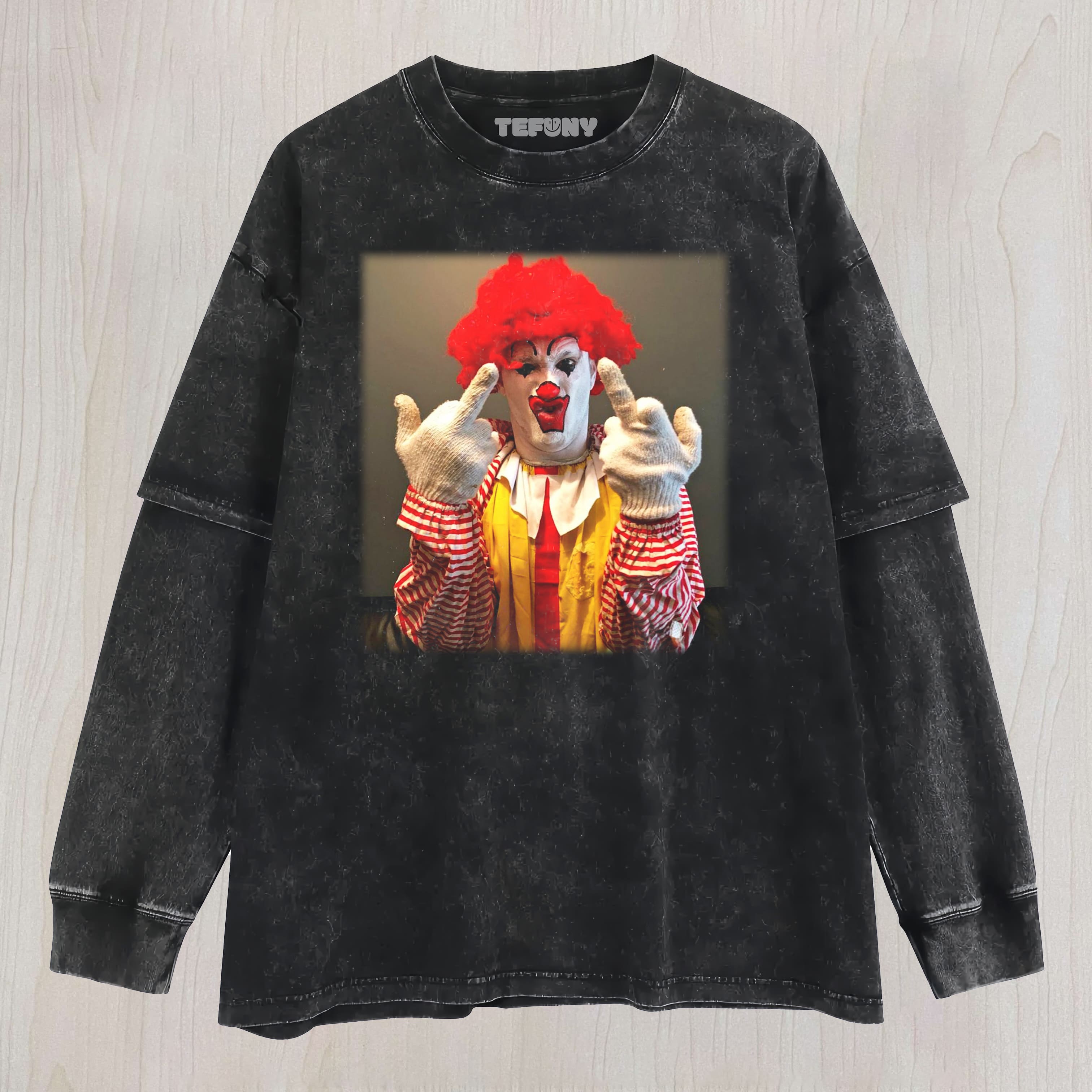 PHILIPPOU CLOWN LAYERED LONG SLEEVE