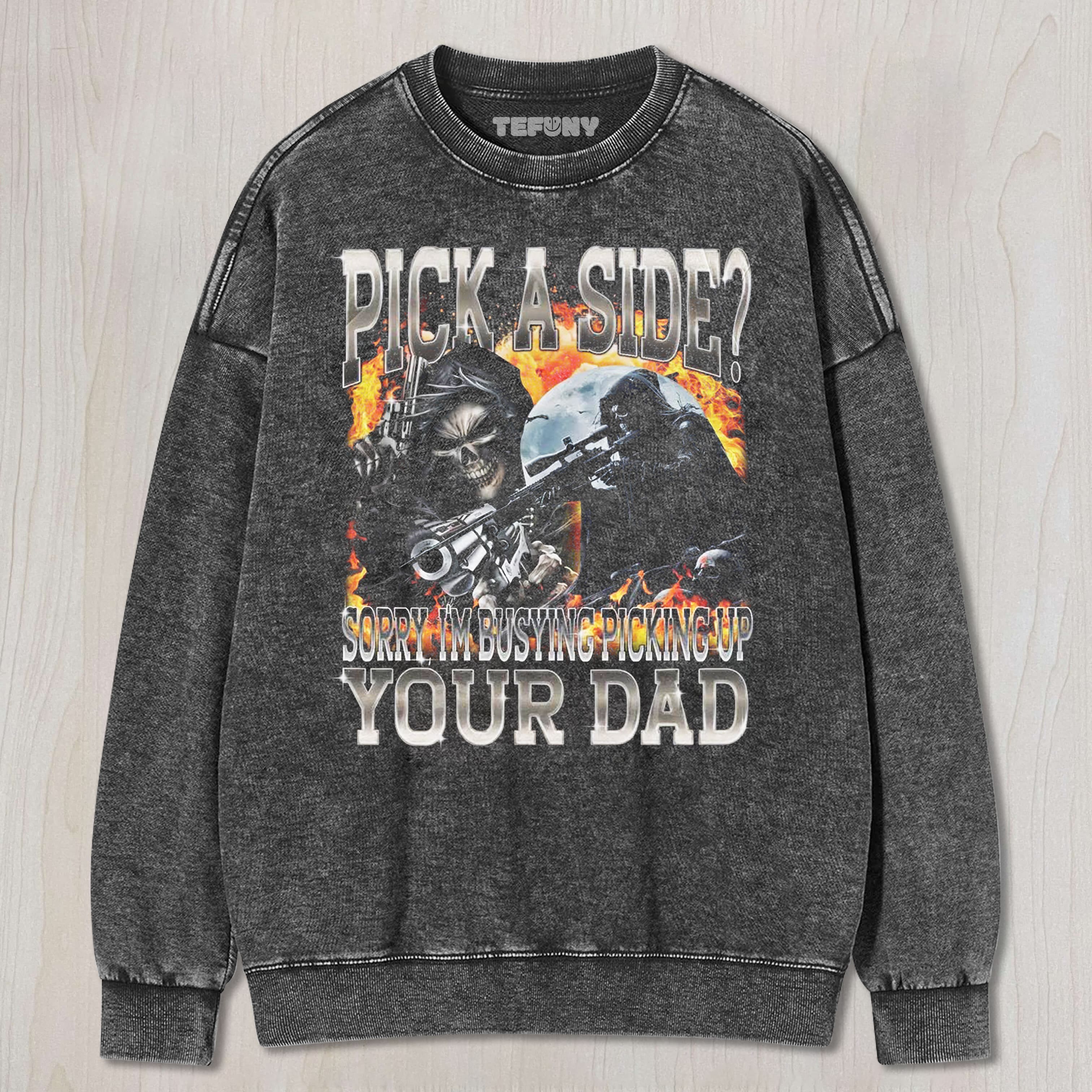 PICK A SIDE SKELETON TEE & SWEAT & HOOD