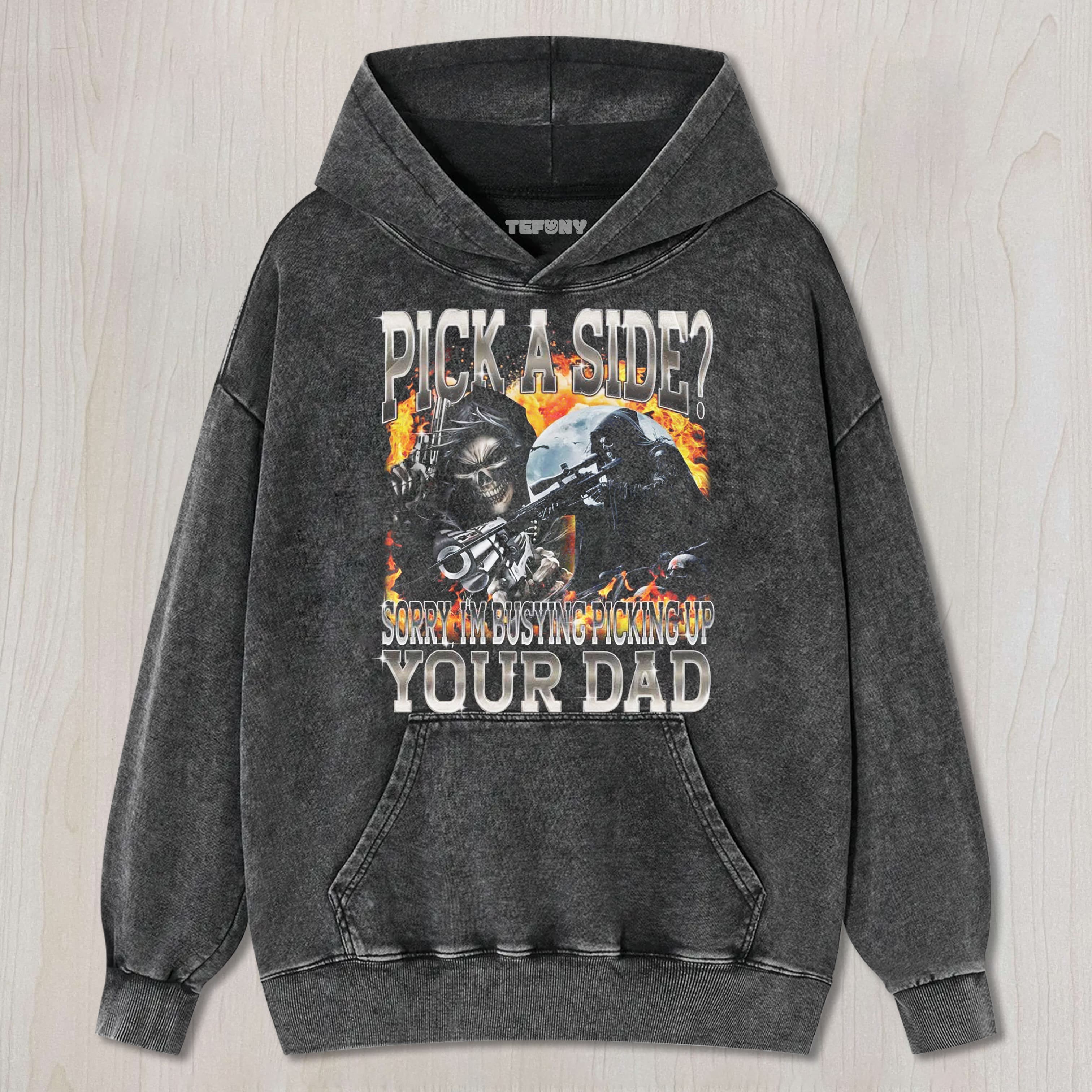 PICK A SIDE SKELETON TEE & SWEAT & HOOD