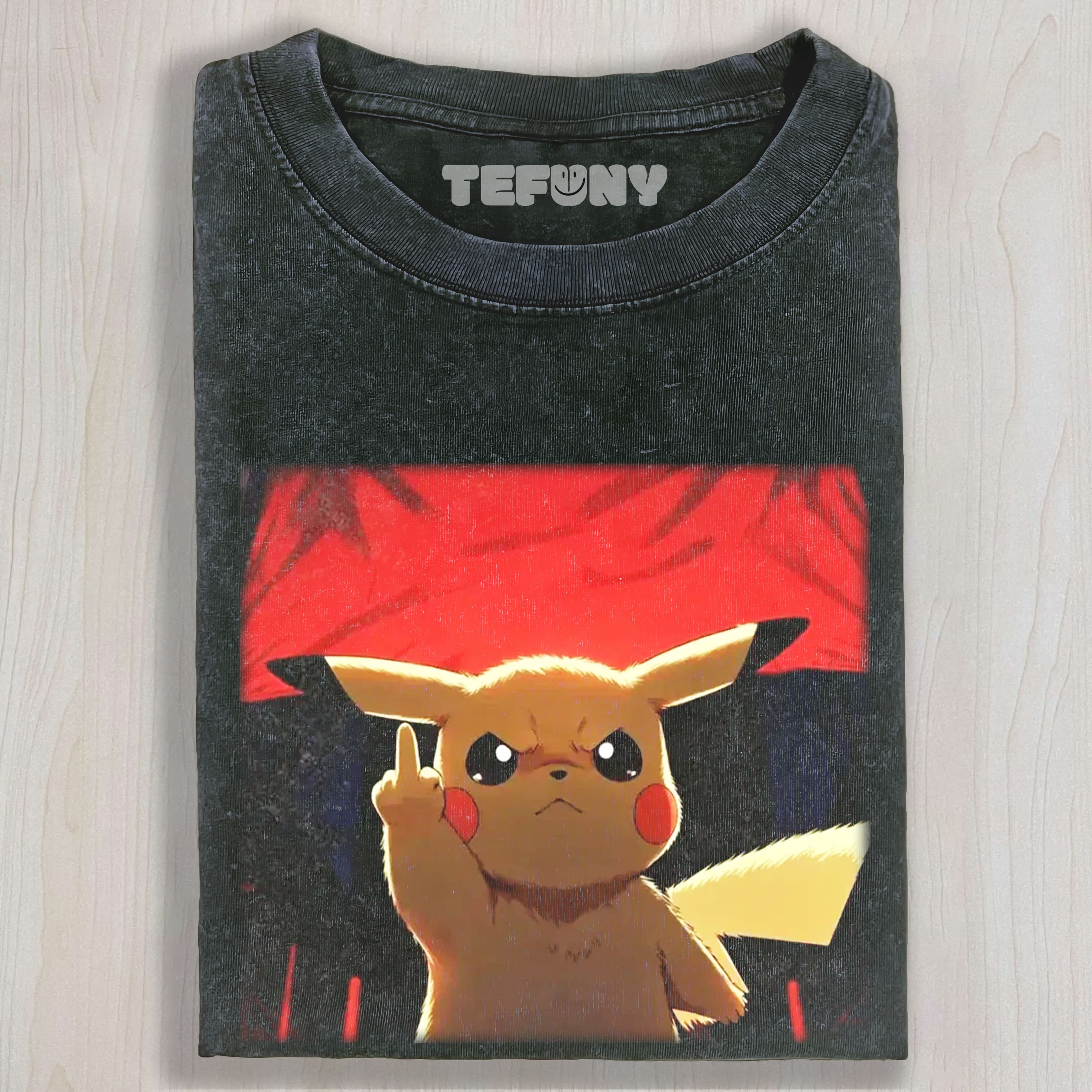 PIKACHU GIVES THE MIDDLE FINGER TEE & SWEAT & HOOD