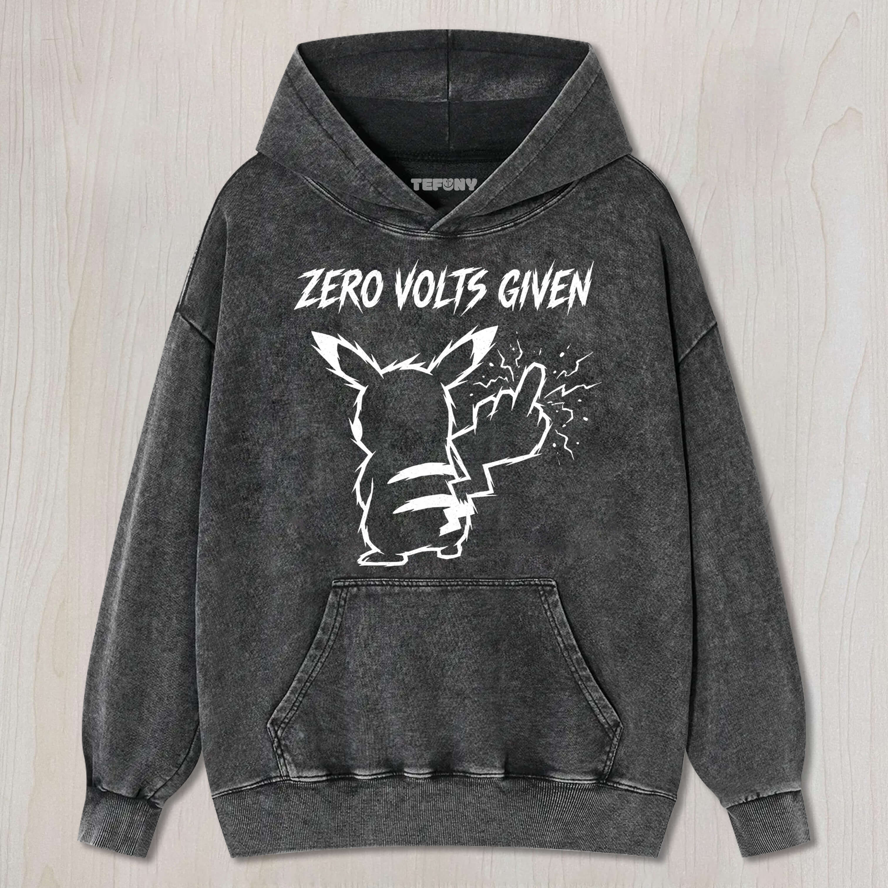 PIKACHU ZERO VOLTS GIVEN TEE & SWEAT & HOOD