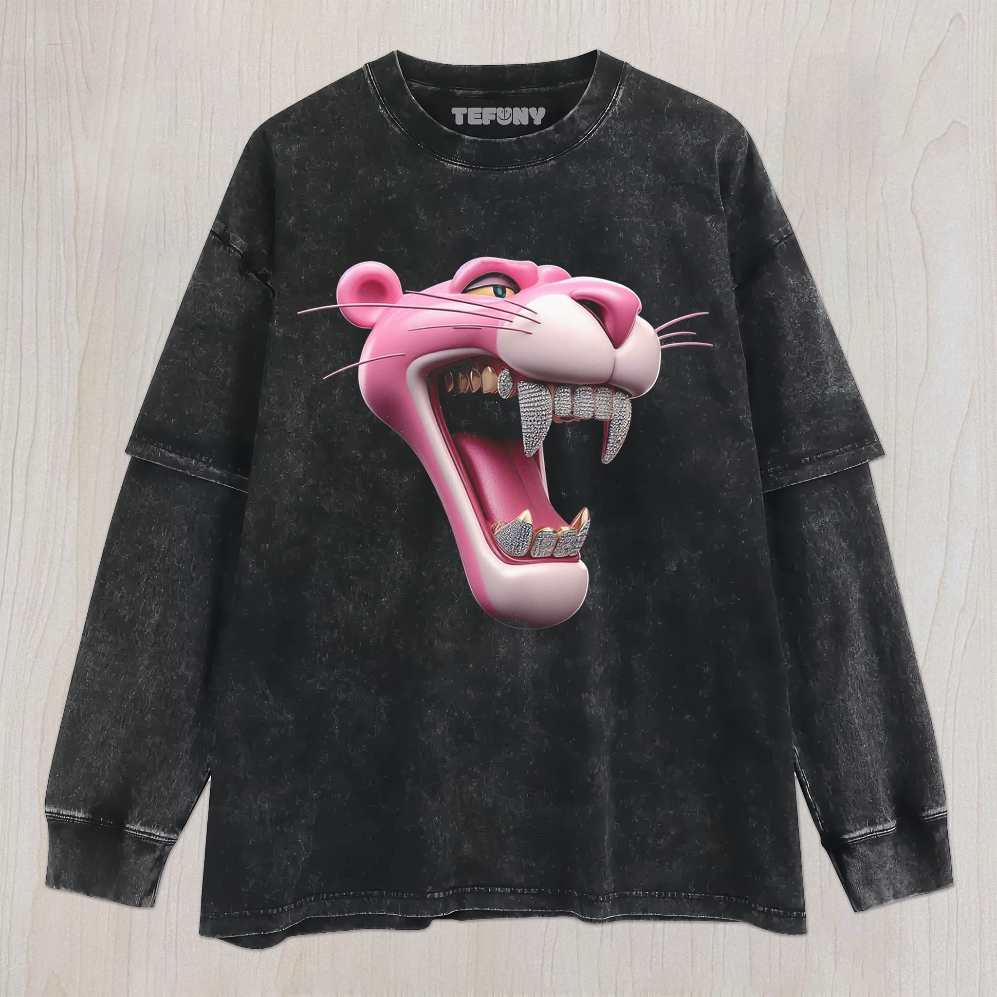 PINK PANTHER BIG FACE UNISEX TEE, TANK TOP, LAYERED LS, SWEATSHIRT & HOODIE