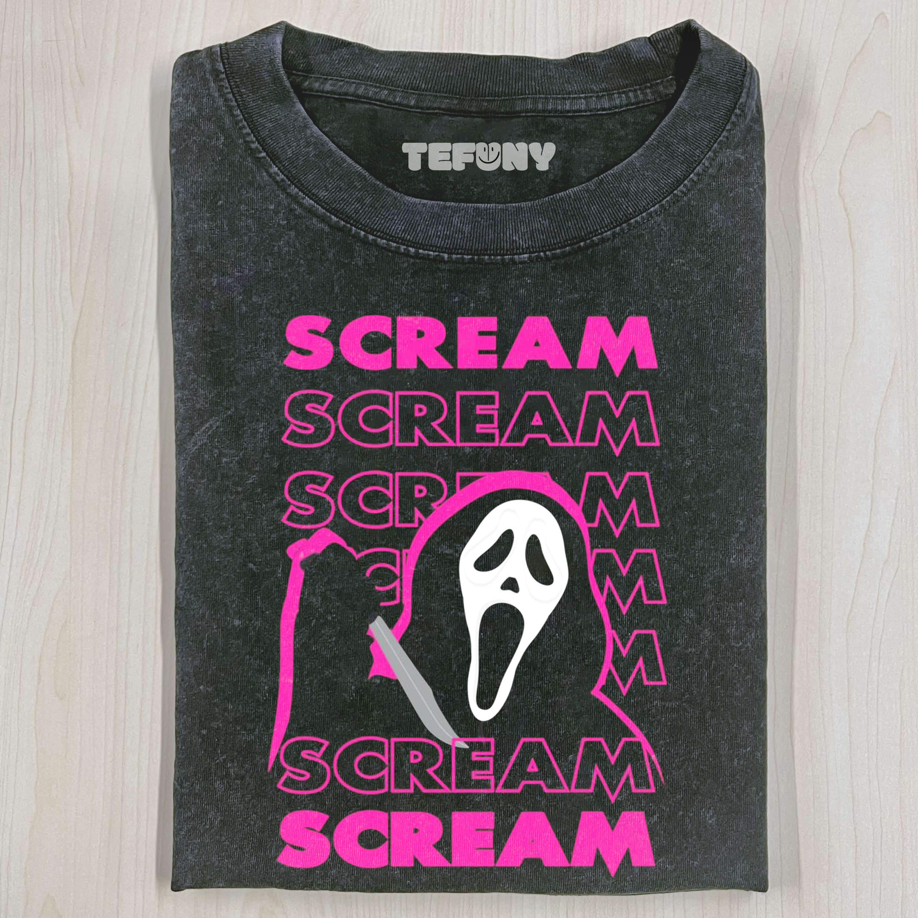 PINK GHOSTFACE T-SHIRT