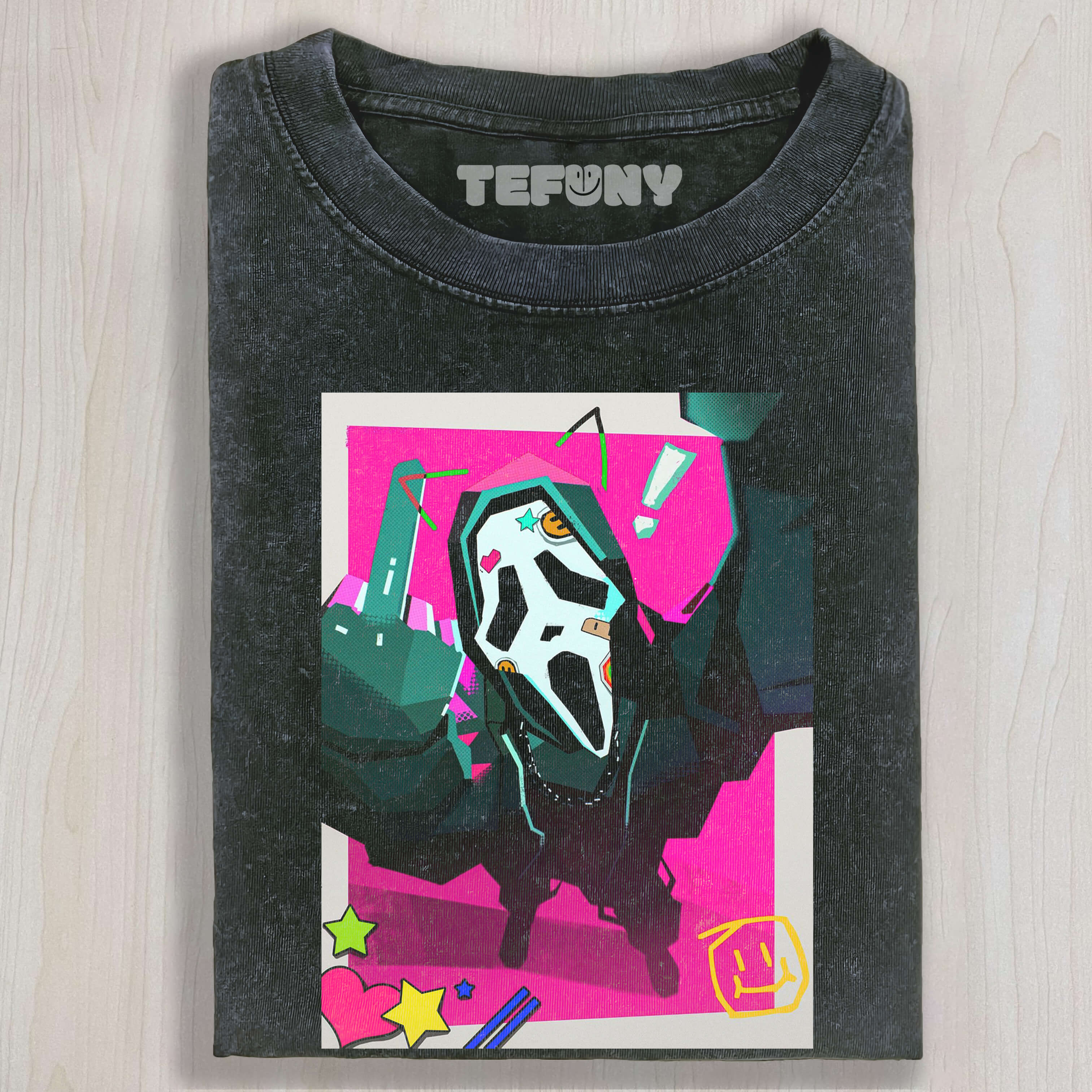 PINK MIDDLE FINGER GHOSTFACE TEE & SWEAT & HOOD