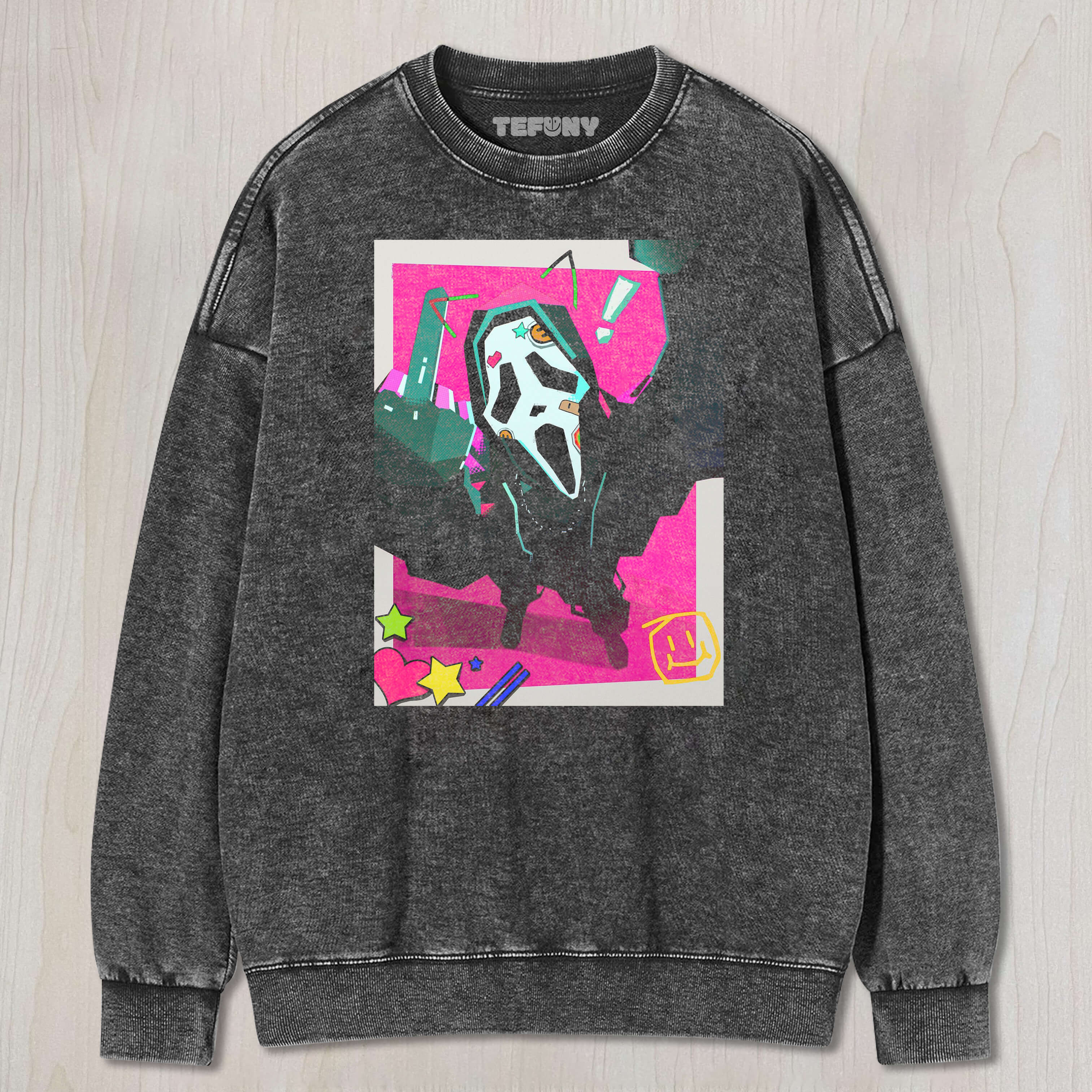 PINK MIDDLE FINGER GHOSTFACE TEE & SWEAT & HOOD