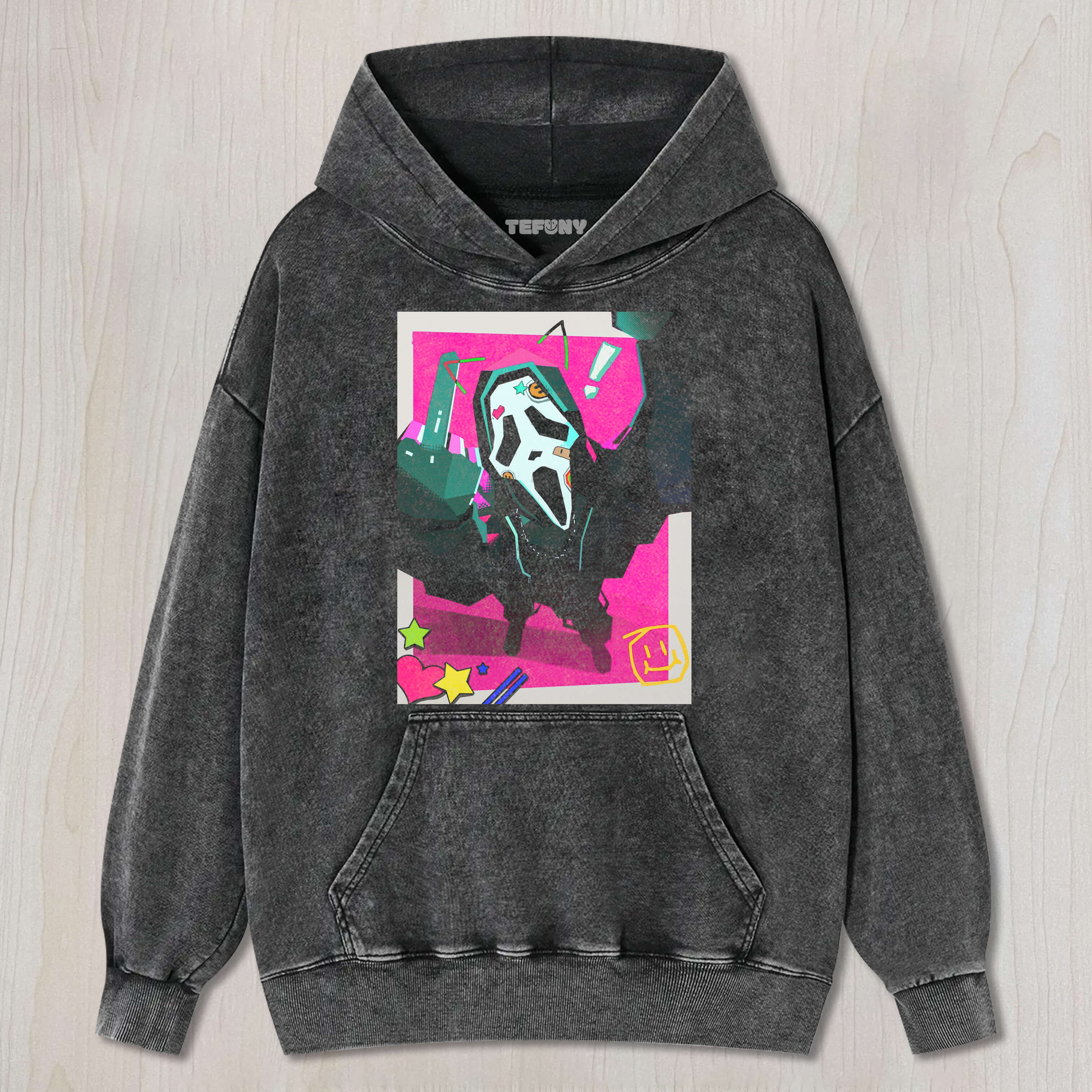 PINK MIDDLE FINGER GHOSTFACE TEE & SWEAT & HOOD