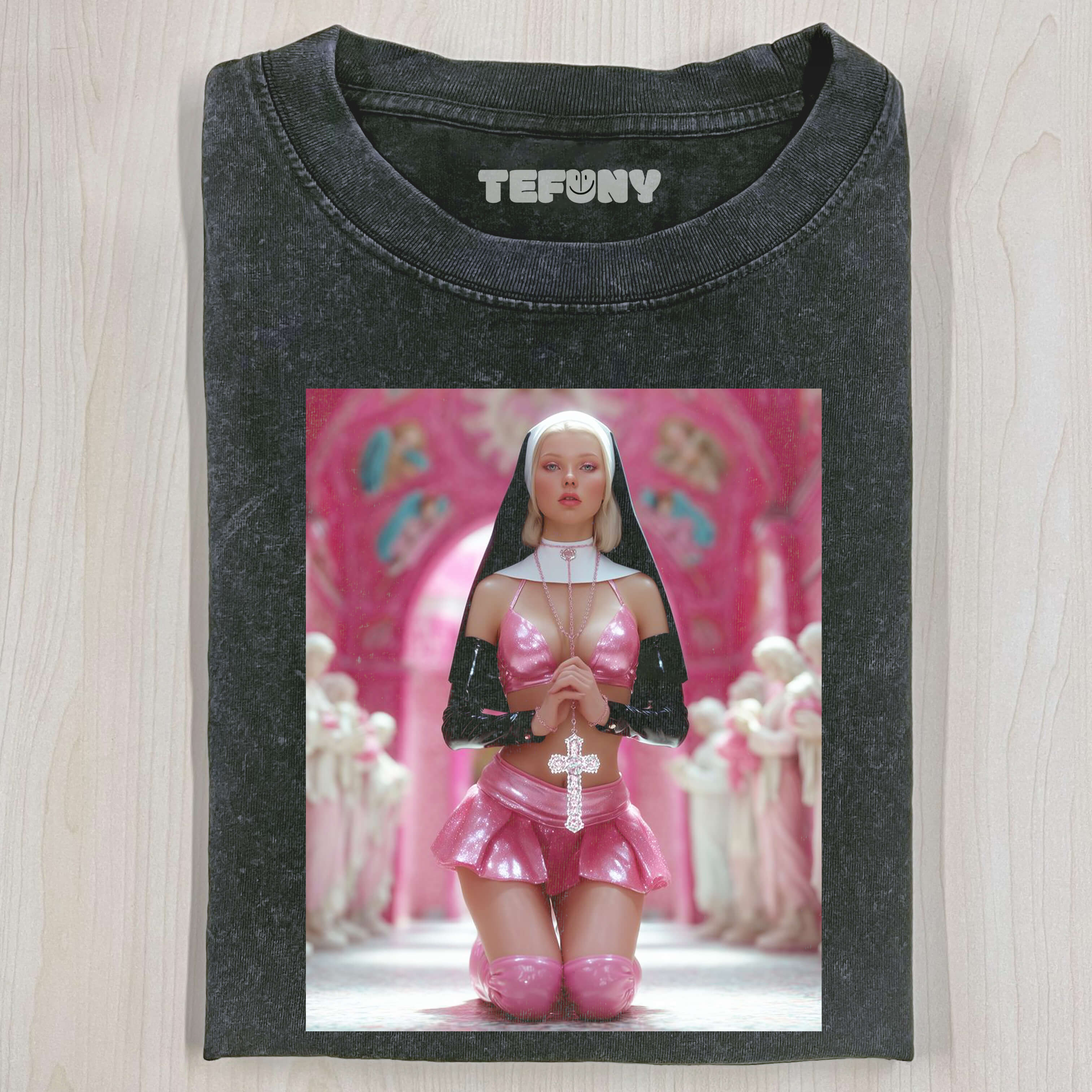 PINK NUN T-SHIRT