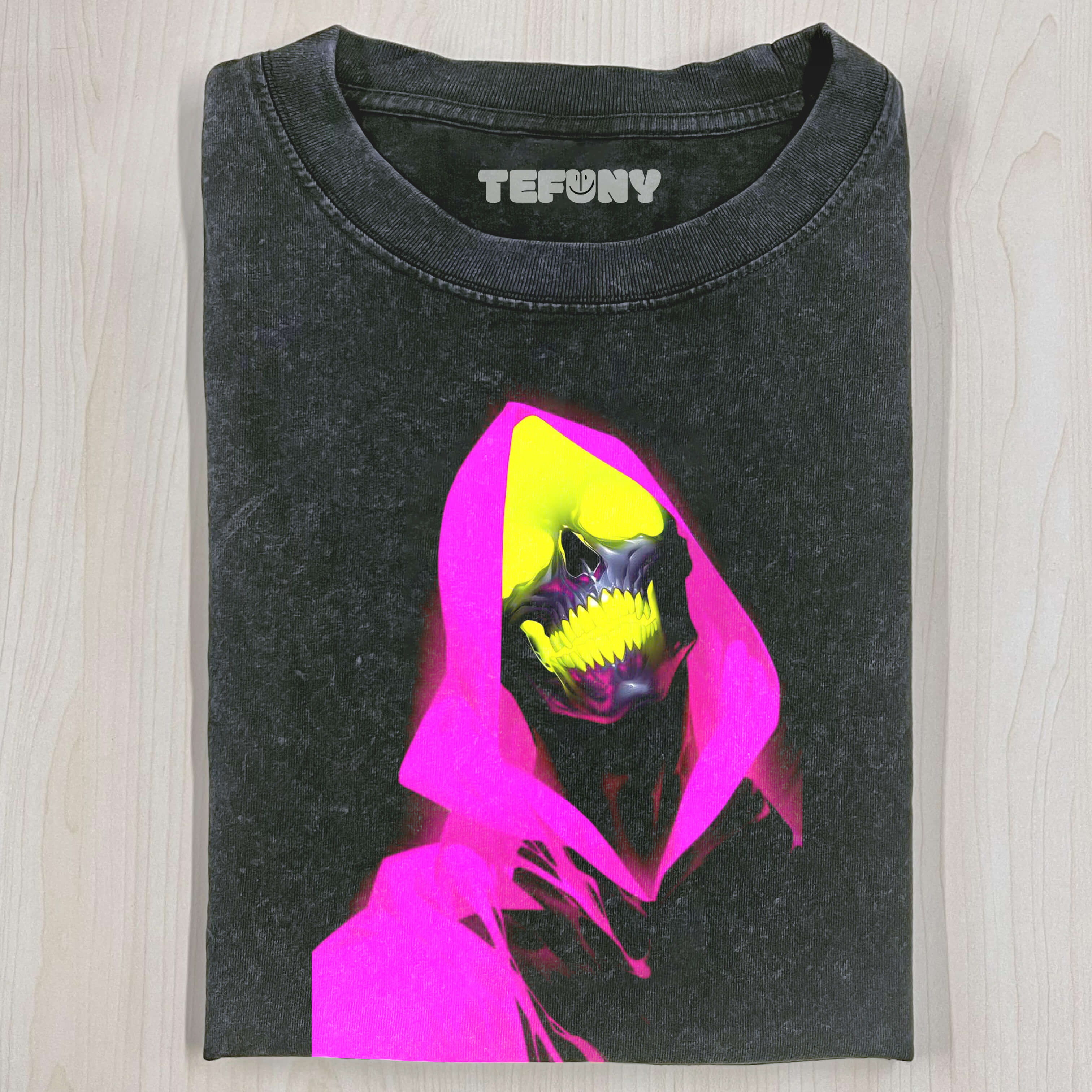 PINK SKULL T-SHIRT