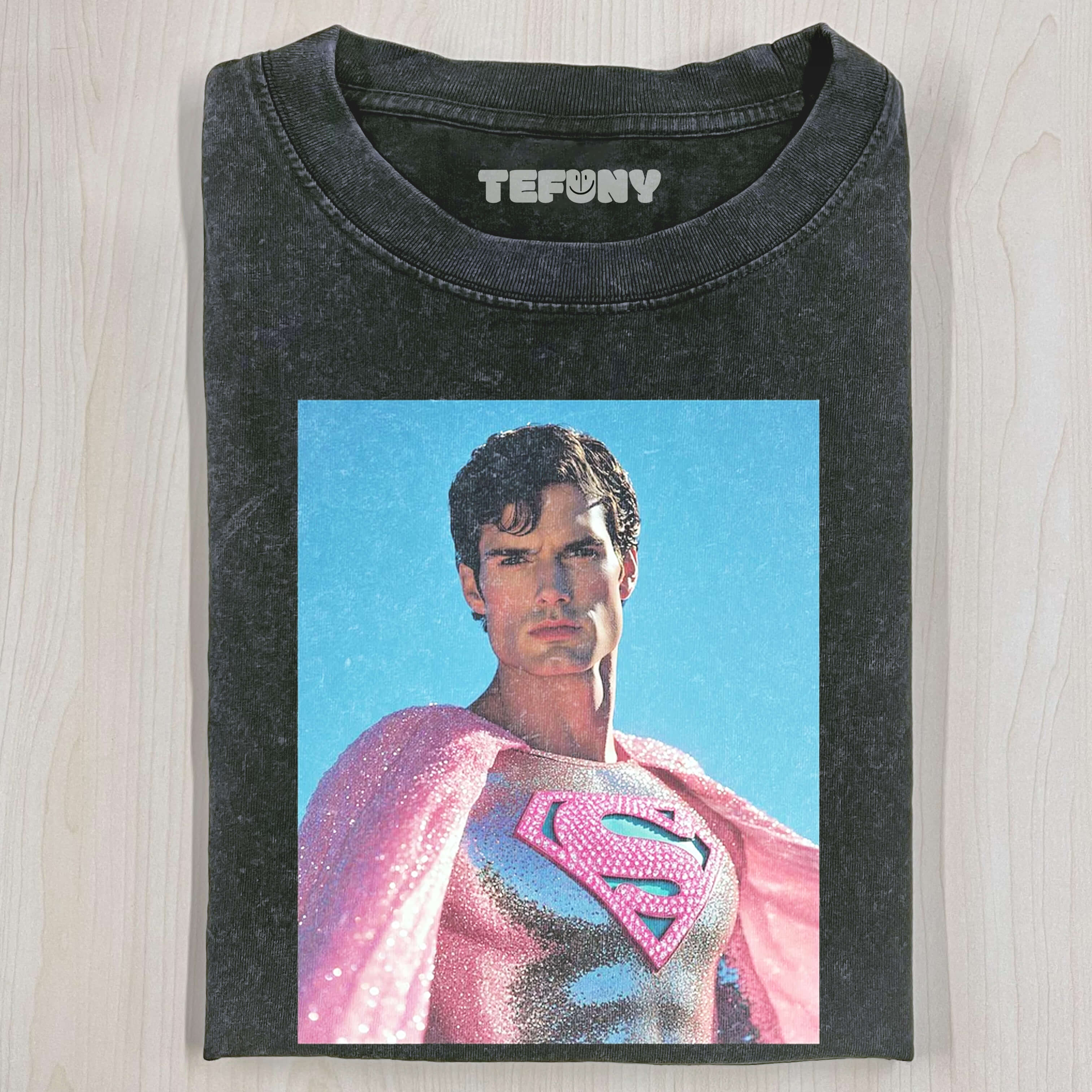 PINK SUPERMAN T-SHIRT