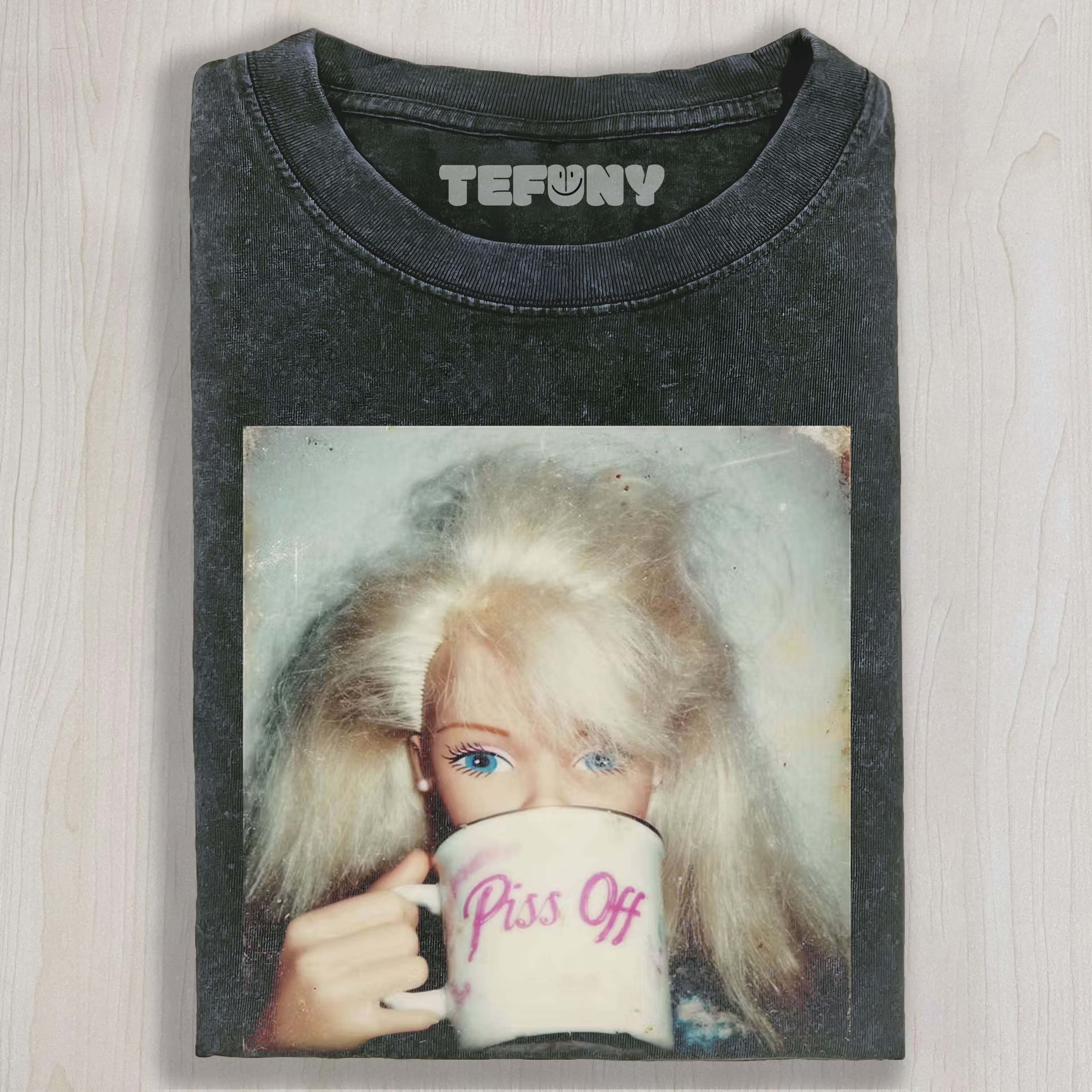 PISS OF DOLL FACE GIRL UNISEX TEE, TANK TOP, LAYERED LS, SWEATSHIRT & HOODIE
