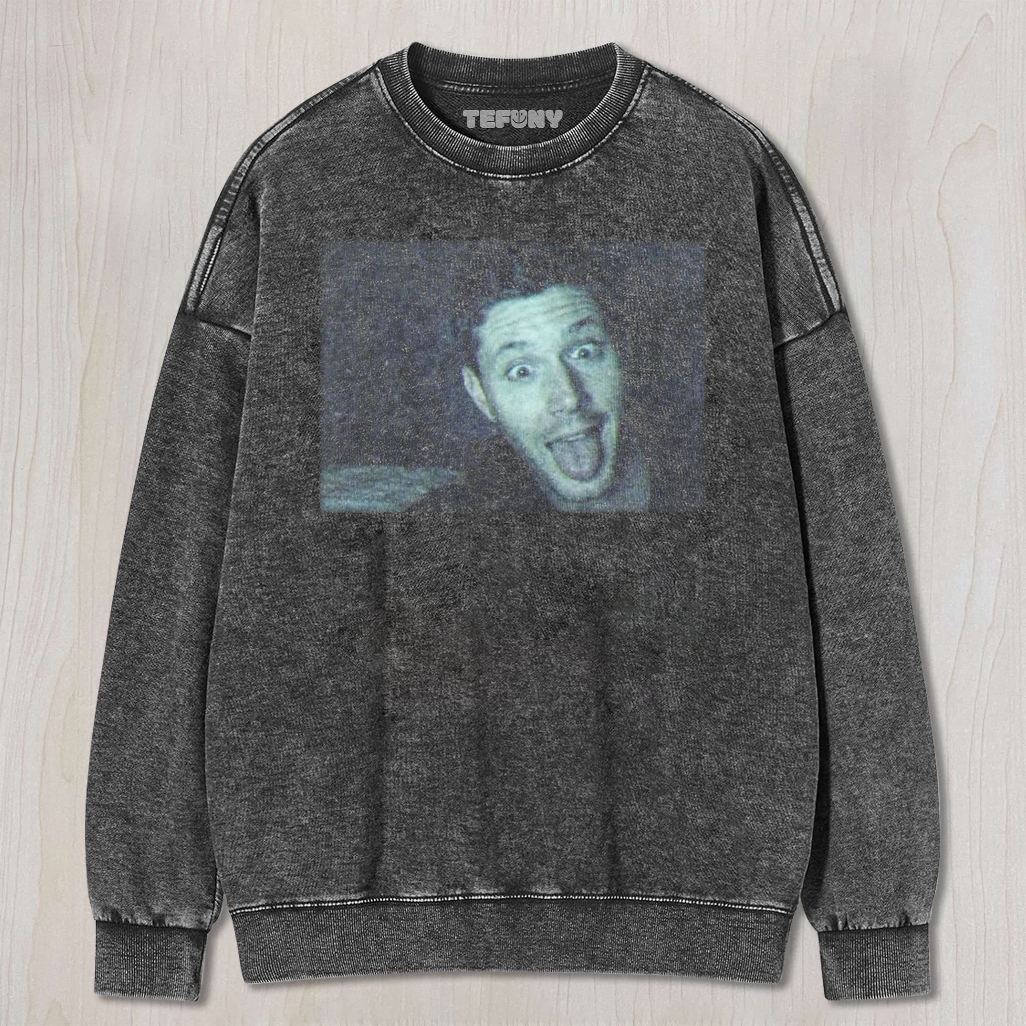 PLAYFUL WEIRD‑FACE SNAP T-SHIRT UNISEX TEE, TANK TOP, LAYERED LS, SWEATSHIRT & HOODIE