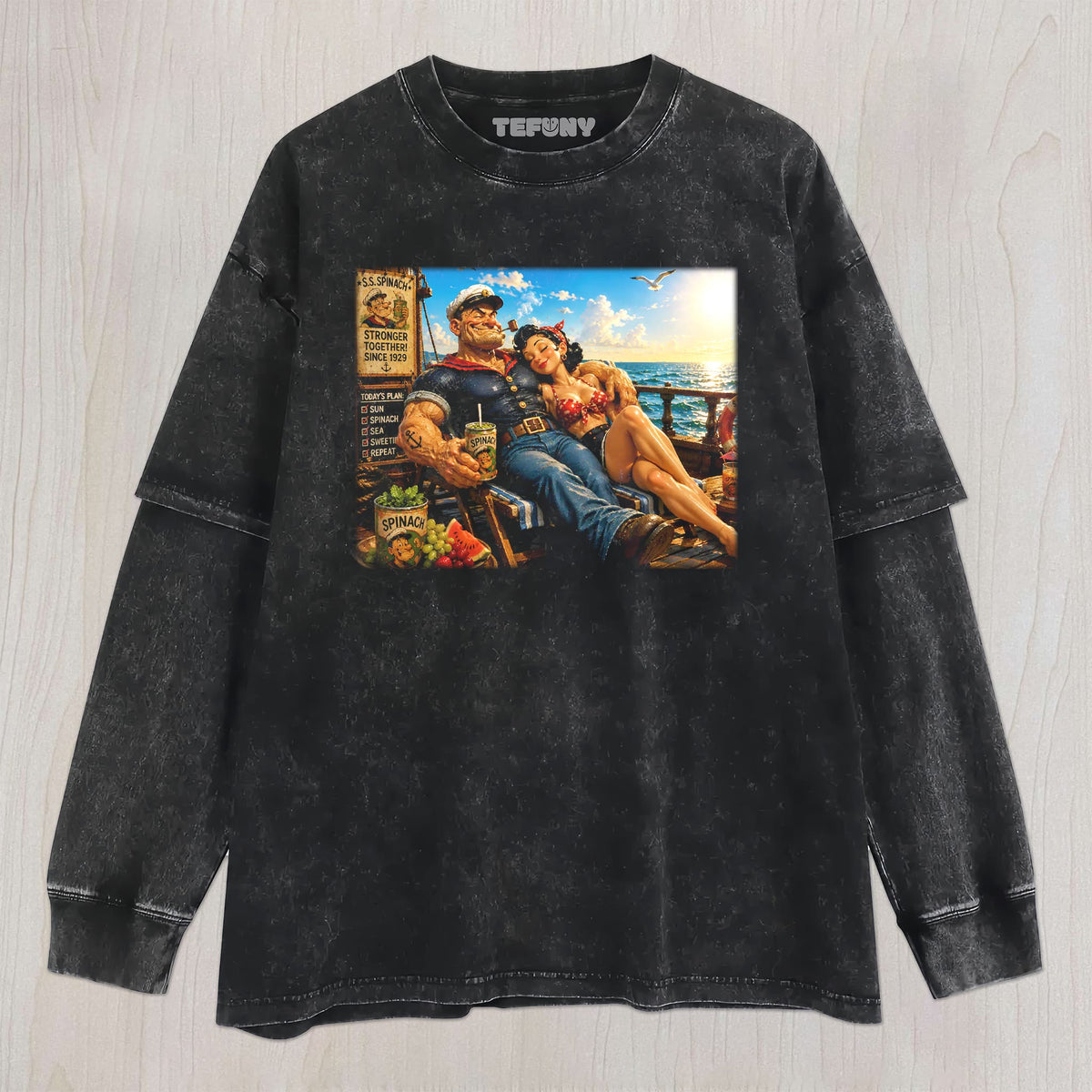 POPEYE TEE V3 UNISEX TEE, TANK TOP, LAYERED LS, SWEATSHIRT & HOODIE