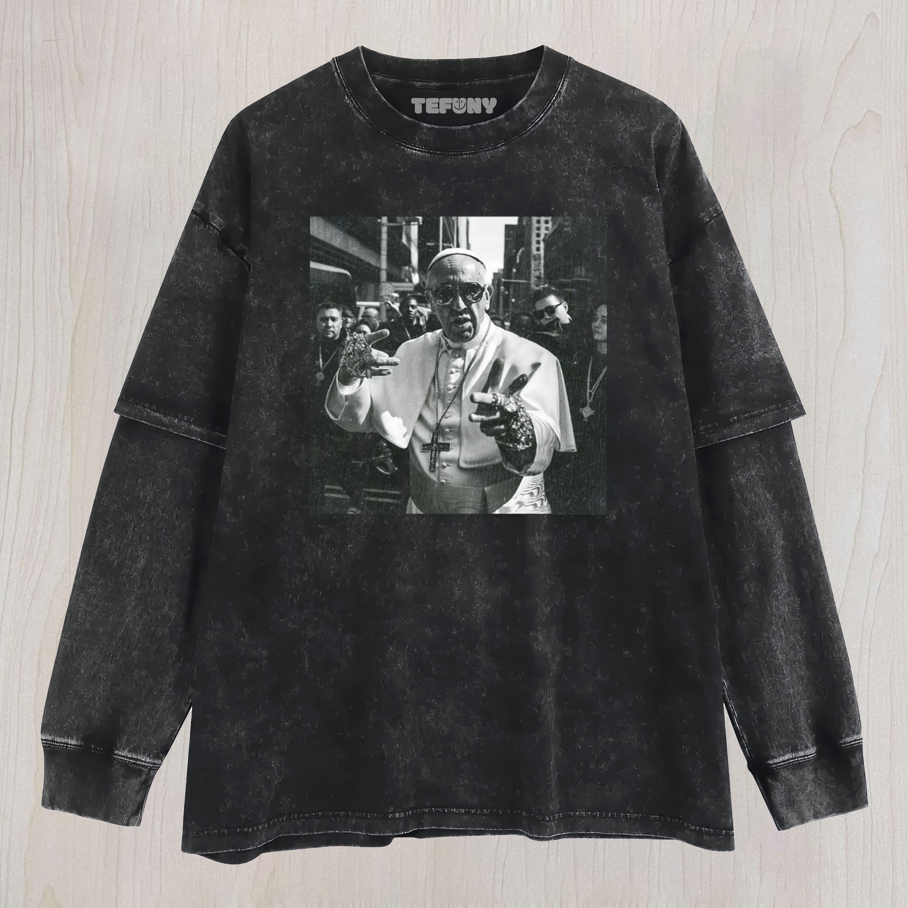 POPE  LAYERED LONG SLEEVE