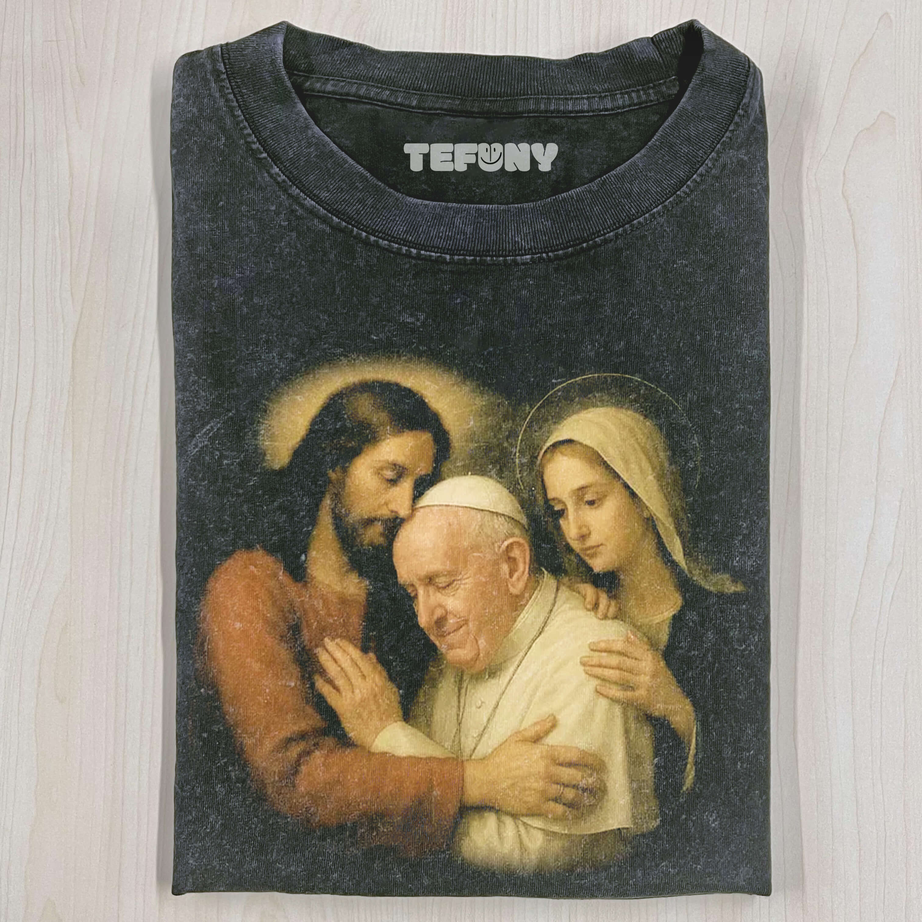 POPE & JESUS & MARY T-SHIRT