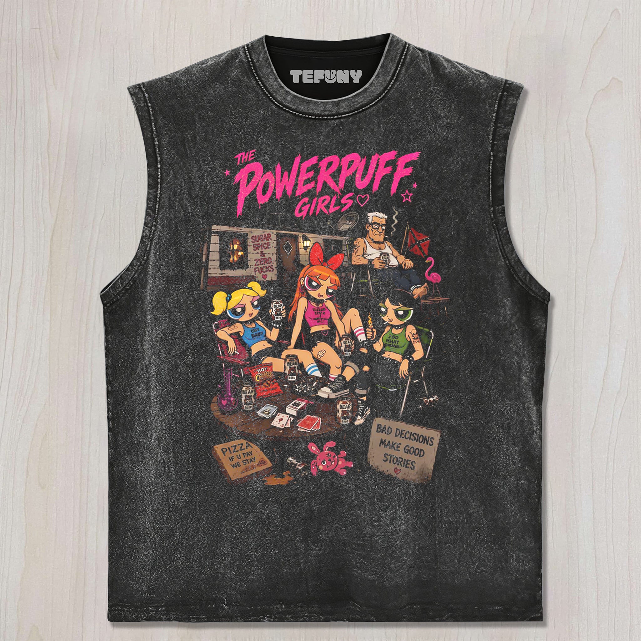 POWERPUFF GIRLS UNISEX TEE, TANK TOP, LAYERED LS, SWEATSHIRT & HOODIE