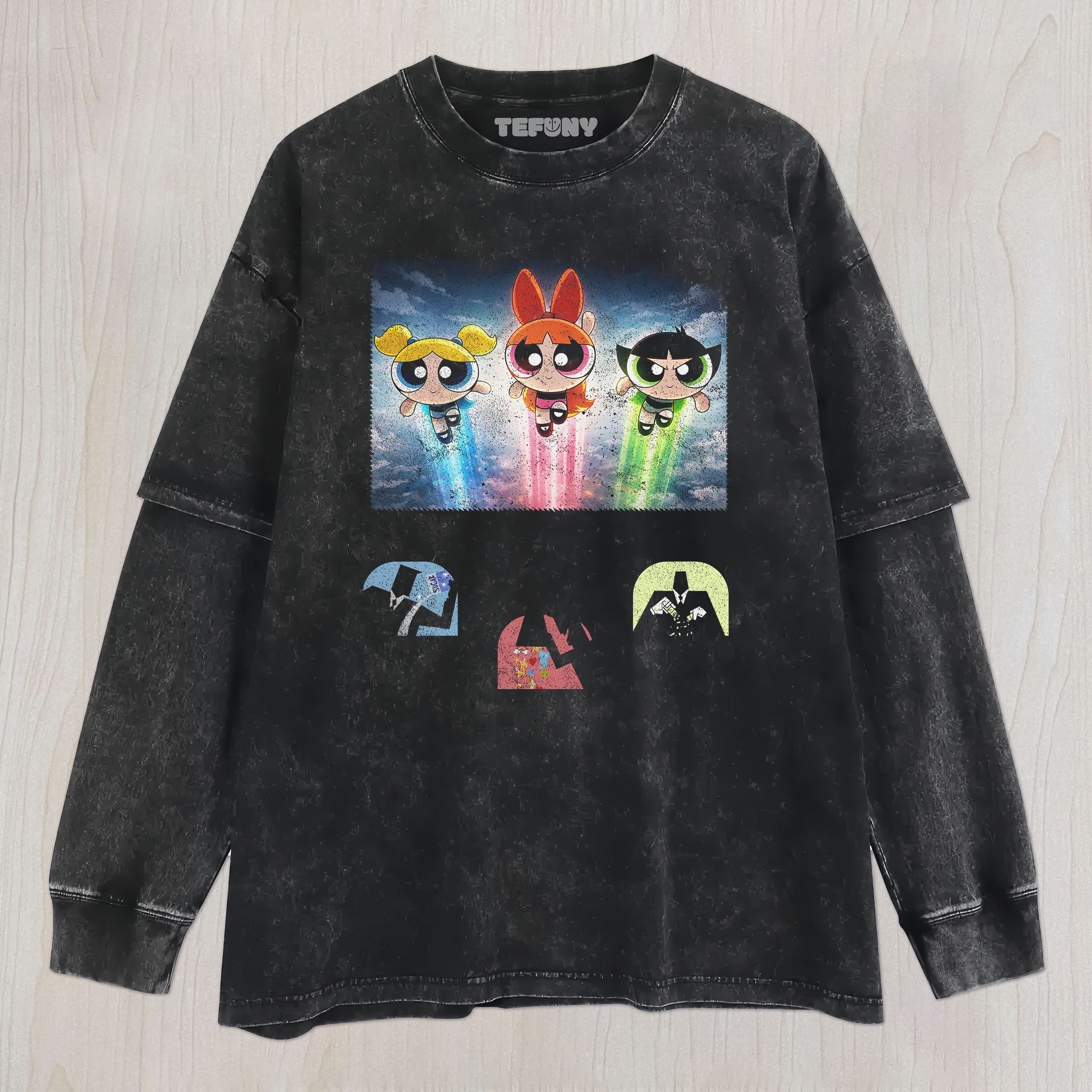 POWERPUFF GIRLS UNISEX TEE, TANK TOP, LAYERED LS, SWEATSHIRT & HOODIE