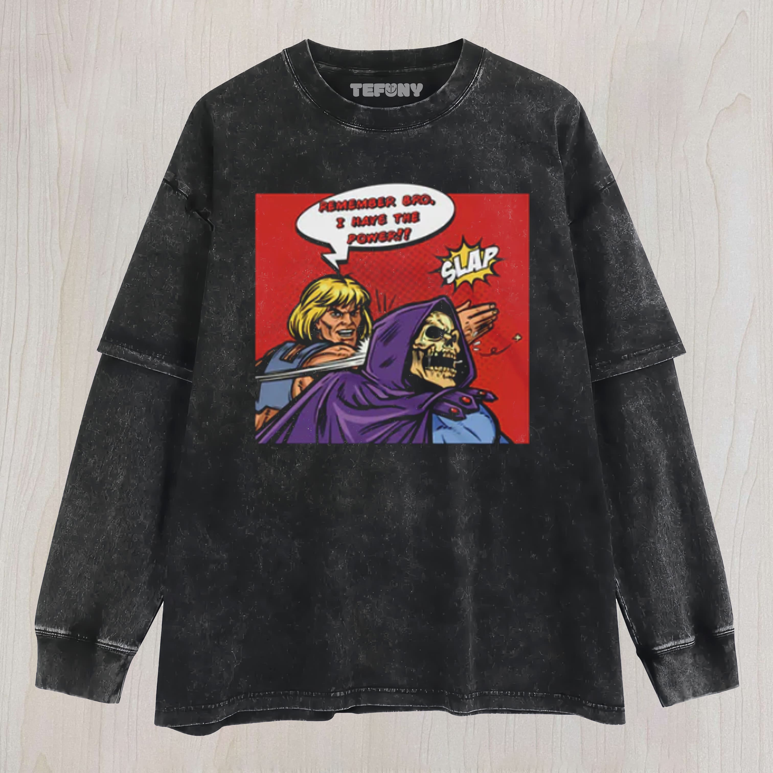 POWER SLAP LAYERED LONG SLEEVE